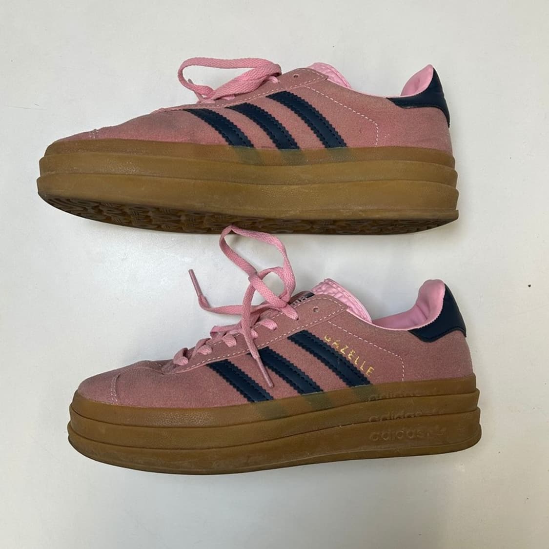 아디다스 가젤 볼드 W 핑크 글로우 빅토리 블루 235-240 상품이미지2