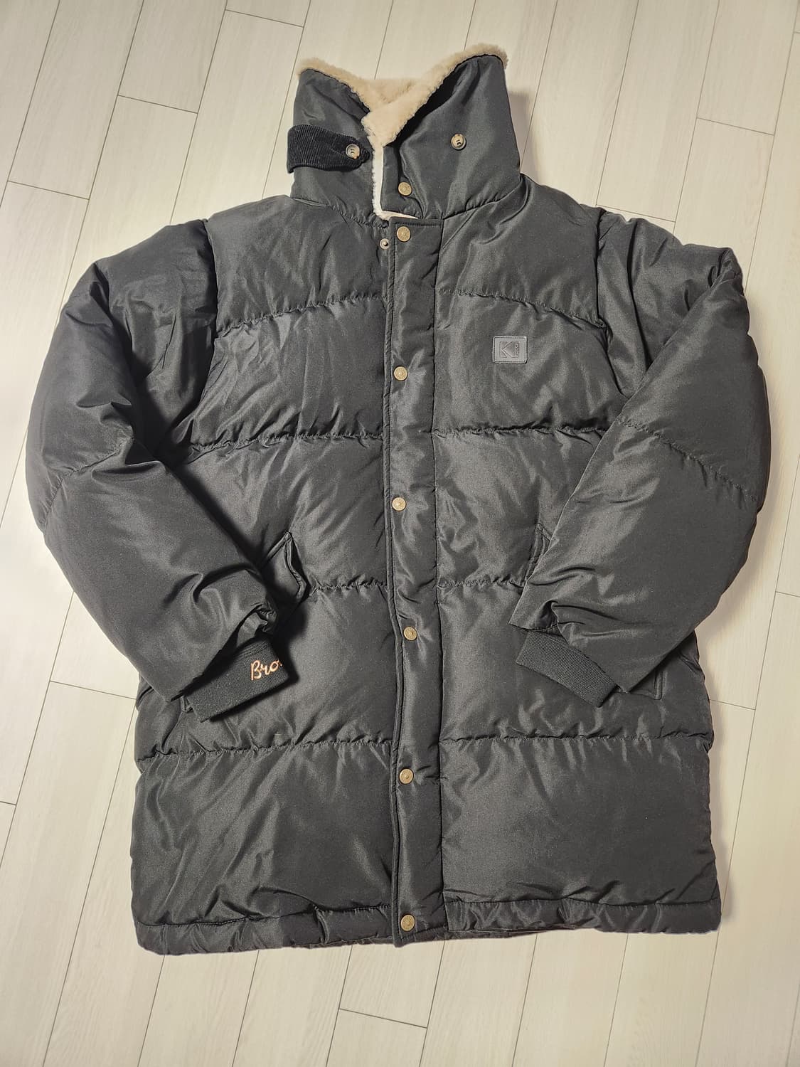 코닥어패럴 남녀공용 브라우니 미들 덕다운 블랙 자켓 사이즈M 상품이미지3