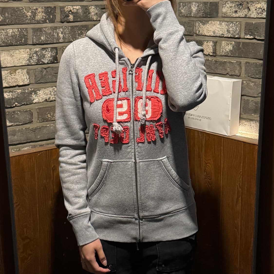 M) 타미힐피거 그레이 후드집업 상품이미지10