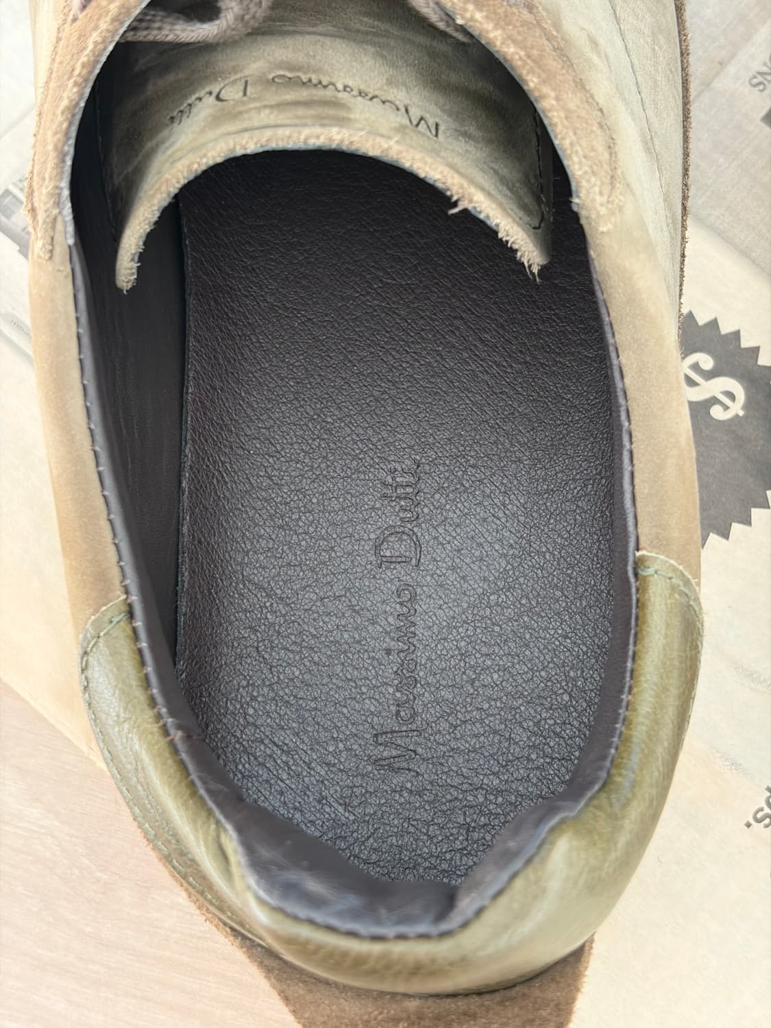 [S급/풀박스] 마시모두띠 독일군 스웨이드 스니커즈 (275/43) 상품이미지6