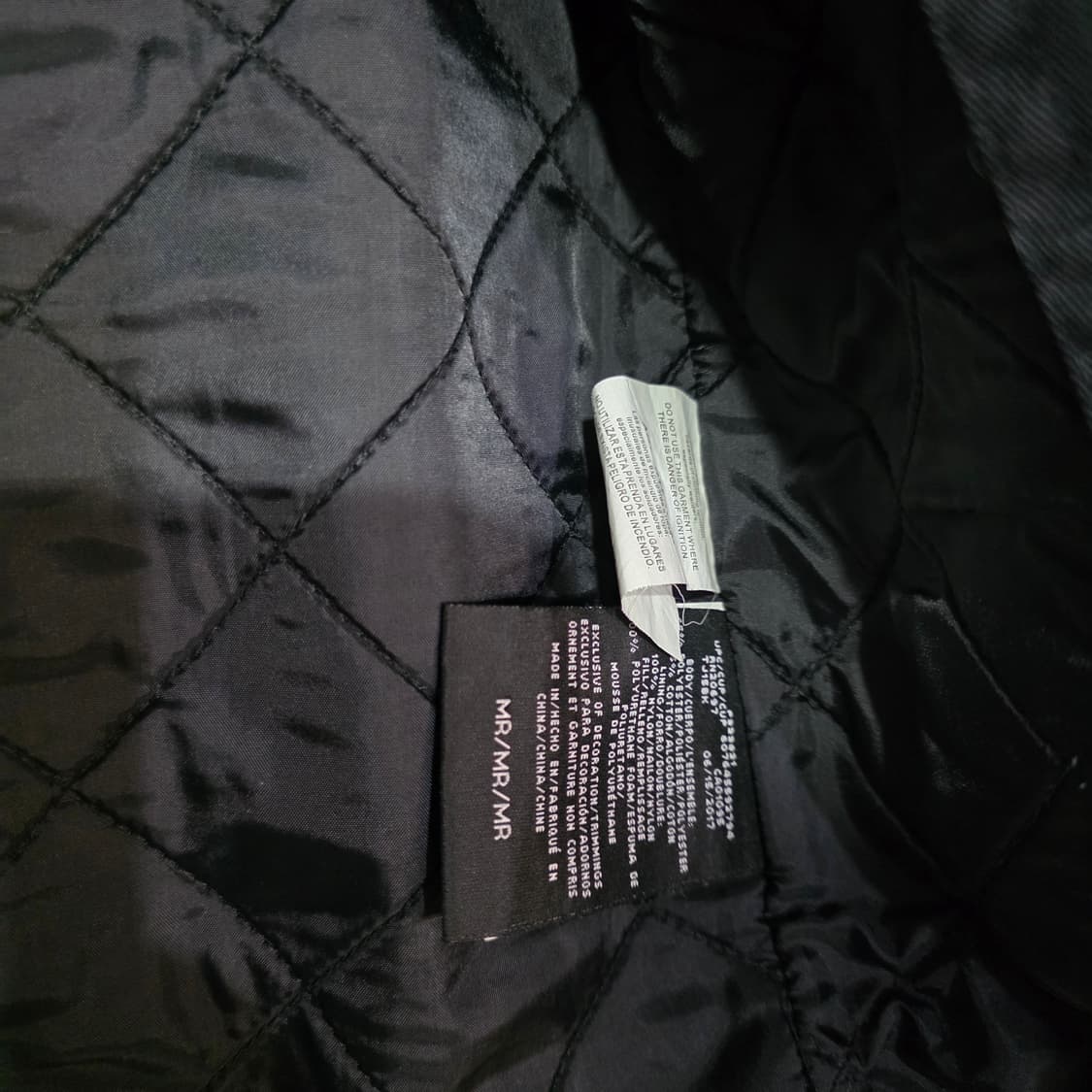 디키즈 AKOMPLICE 콜라보 누빔 블랙 성조기 자켓 M 상품이미지7