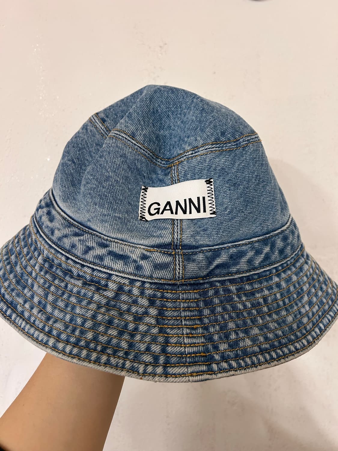 (정품) 가니 데님 버킷햇 (실측 m정도) 상품이미지1