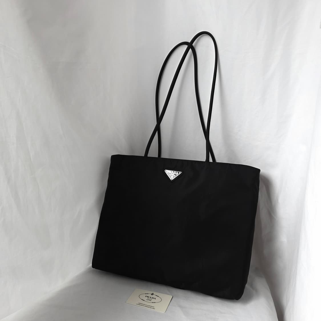 [정품 PRADA] 프라다 포코노 나일론 긴줄 숄더백 쇼퍼백 라지 상품이미지9