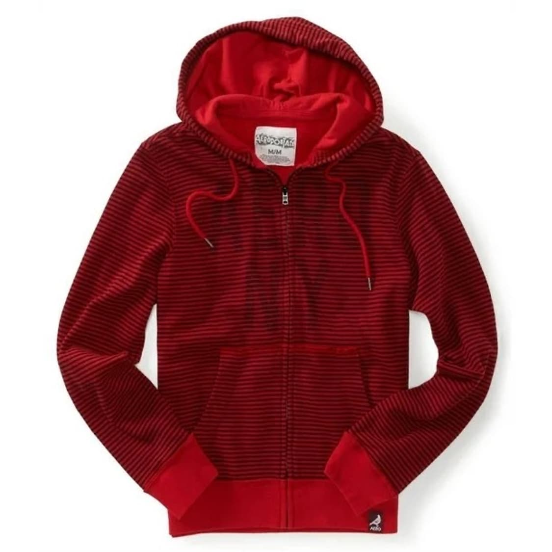 에어로포스테일 레드 블랙 스트라이프 후드집업 구합니다 상품이미지1