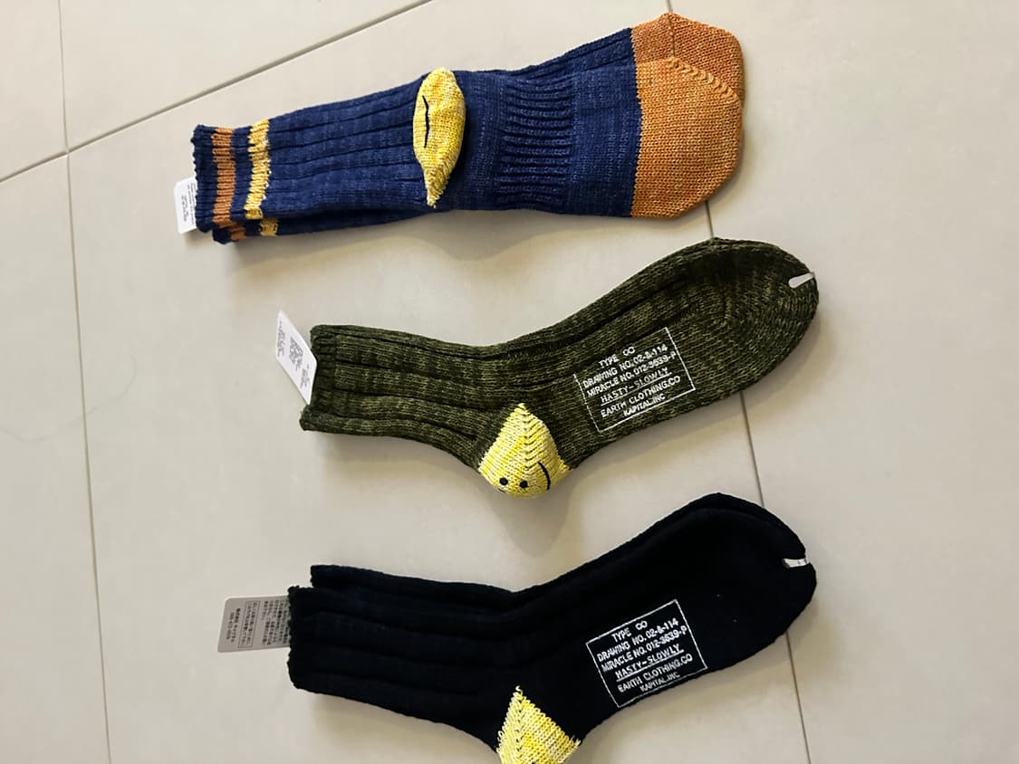 캐피탈 스마일 양말 상품이미지2