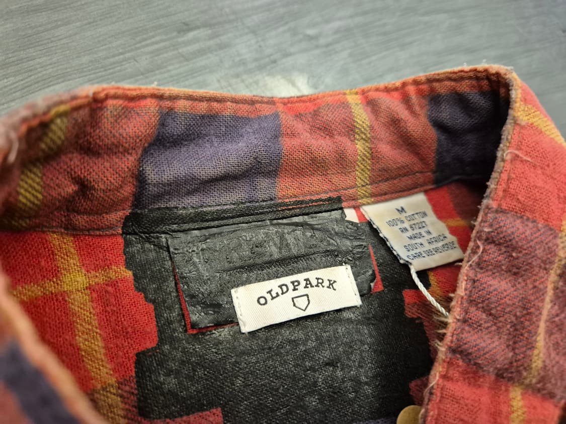 OLD PARK 반다나 플란넬 셔츠 상품이미지4