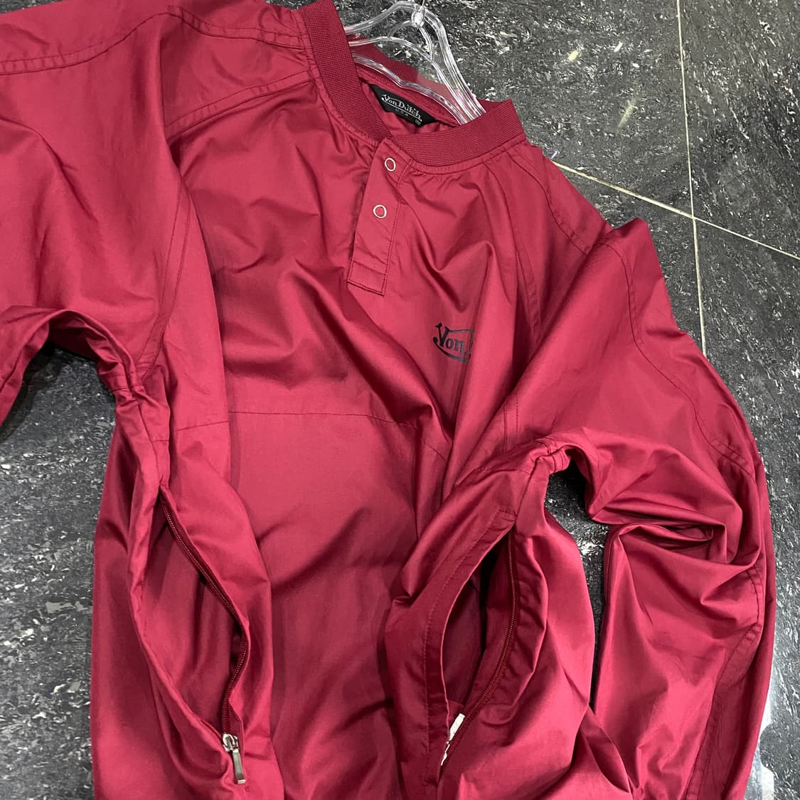 본더치 올드스쿨 버건디 웜업 상품이미지4