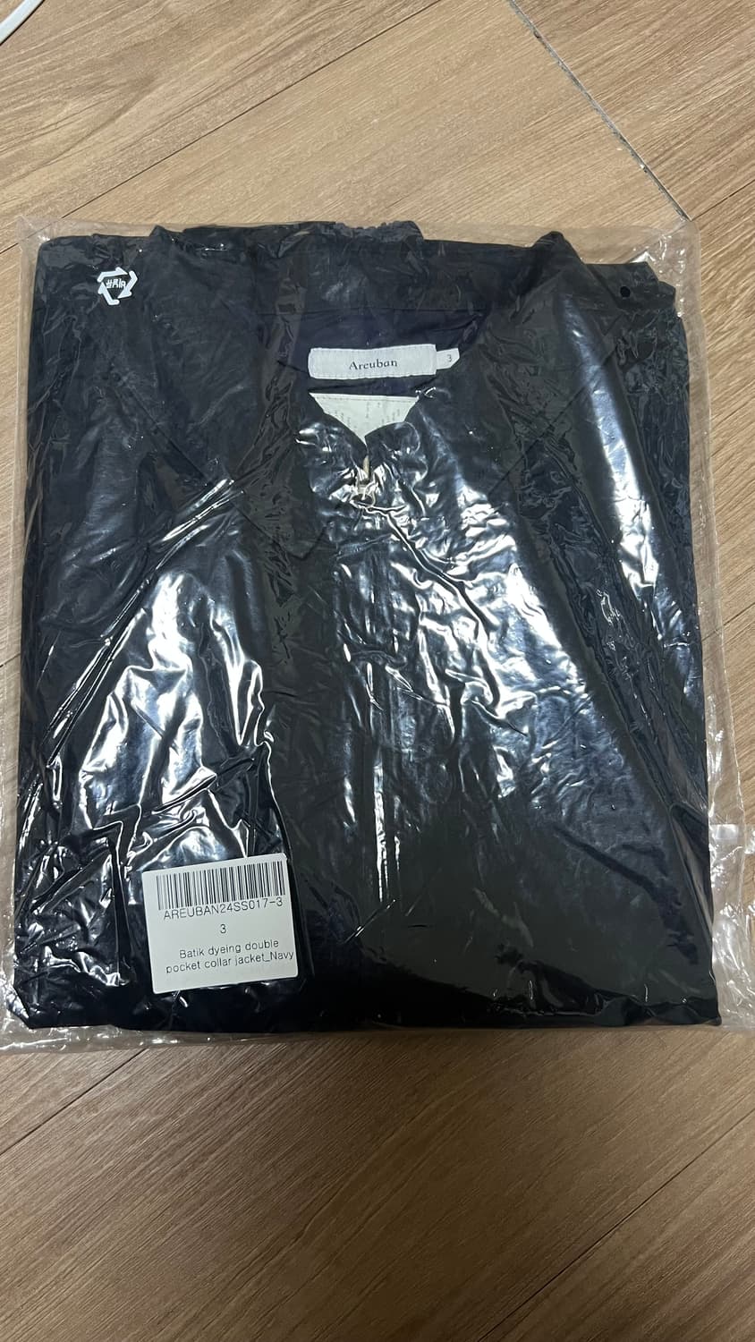 [3] 아르반 바틱 다잉 더블 포켓 카라 자켓(네이비) 상품이미지2