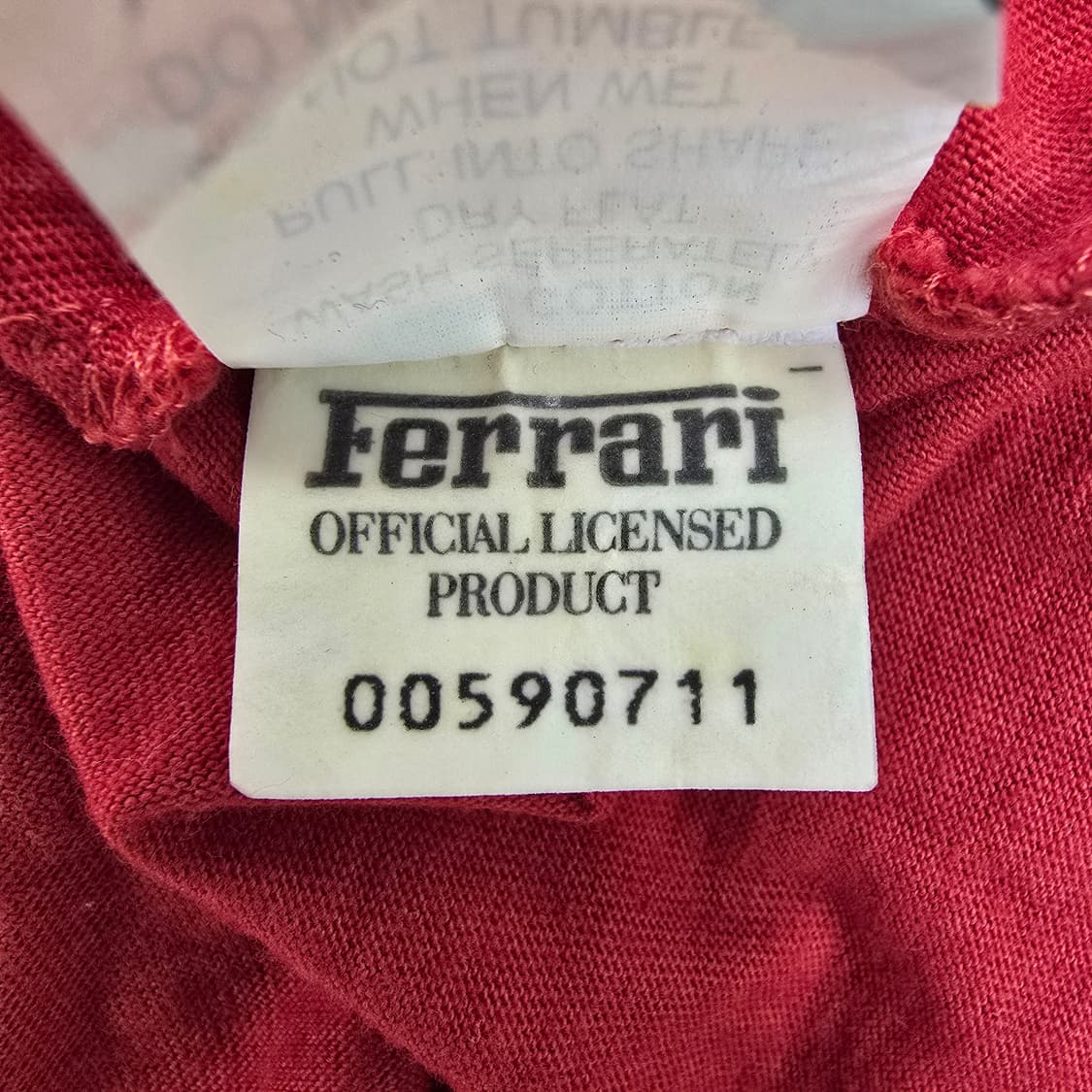 Vtg 90~00s Ferrari 공식 스쿠데리아 페라리 레이싱 티셔츠 상품이미지5