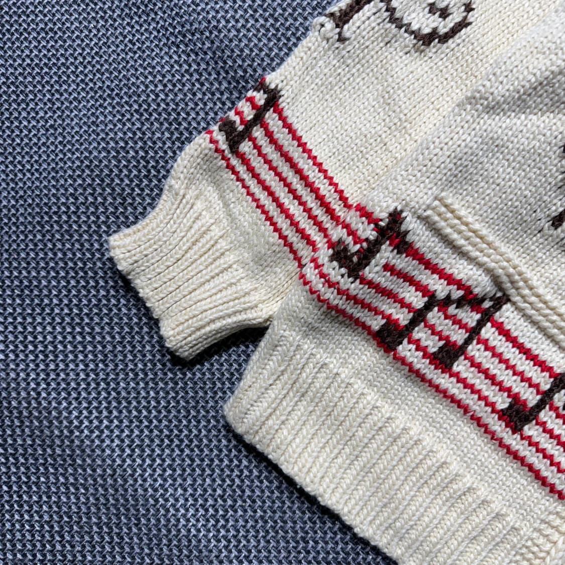 (새상품) 코위찬 니트 집업 상품이미지4