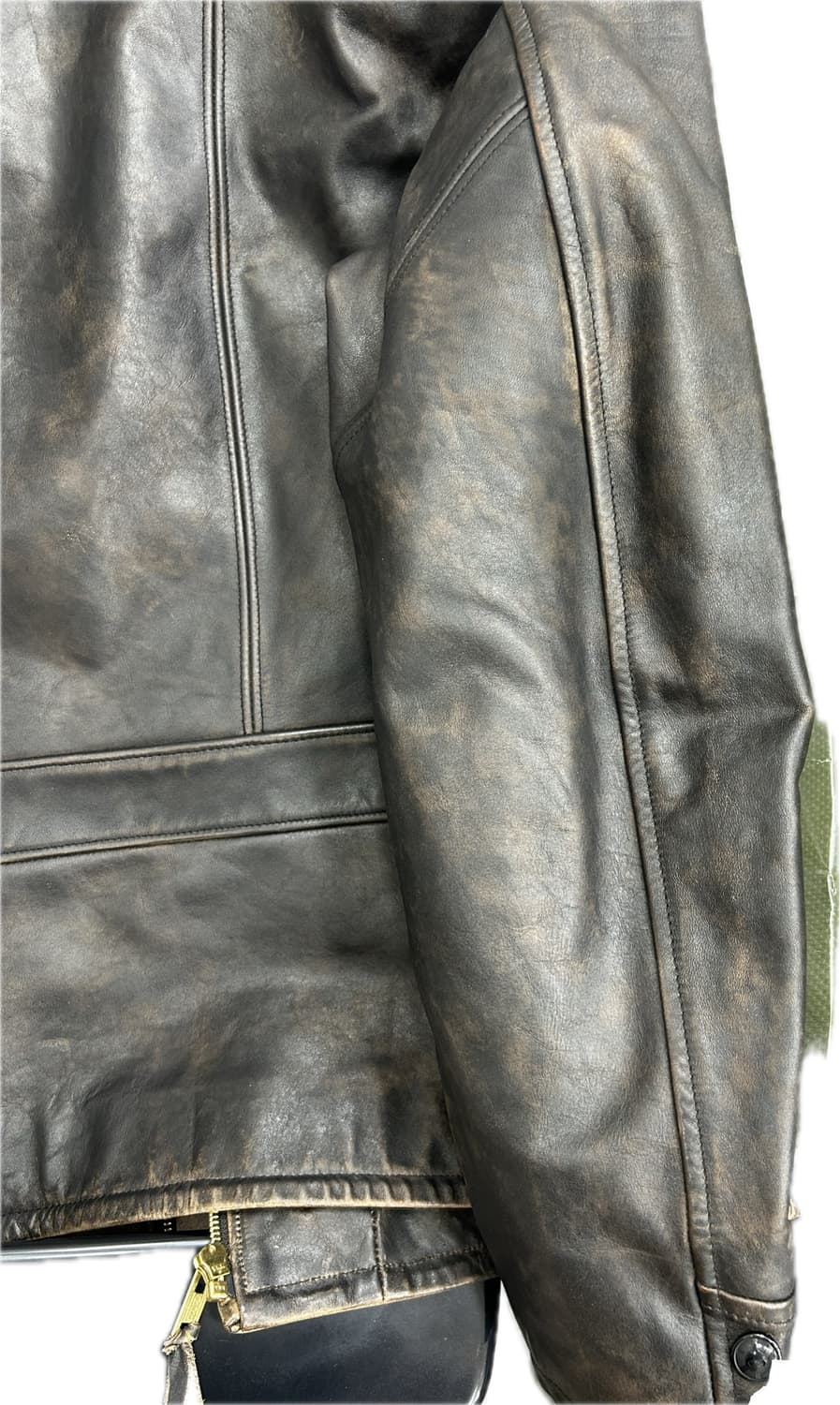 RRL 뉴스보이 레더 자켓 L  상품이미지4