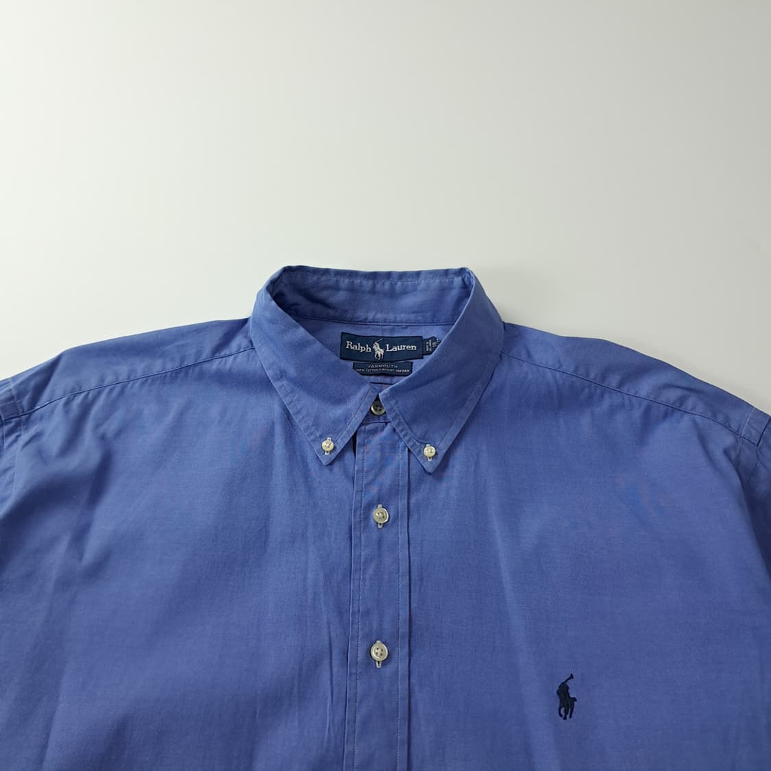 CK414 2XL 폴로 90s 야머스 클래식 블루 셔츠 남방 상품이미지2