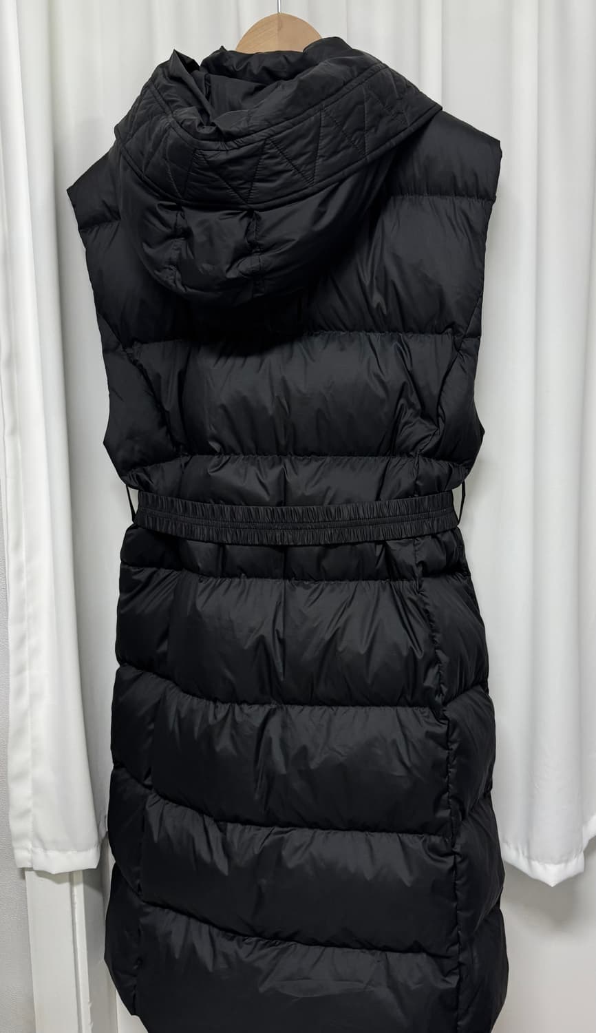 폴앤조 헝가리 구스 벨티드 롱 베스트 상품이미지6