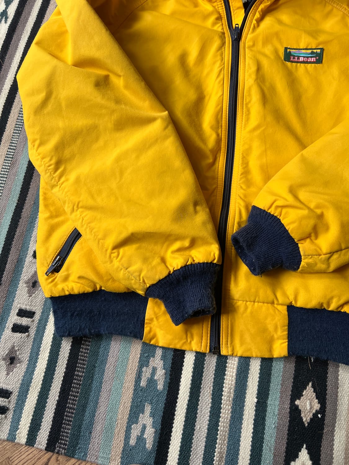 [S]90's 엘엘빈 USA 우먼스 플리스 웜업 자켓 상품이미지5