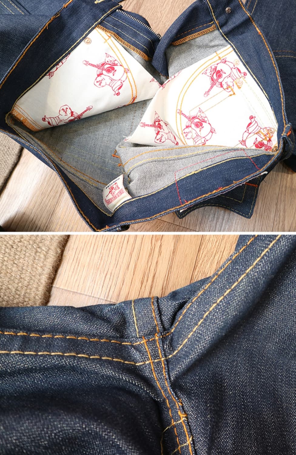 미국메이드 00S 트루릴리젼 BILLY 빌리 드레곤 자수 부츠컷 데님 상품이미지7