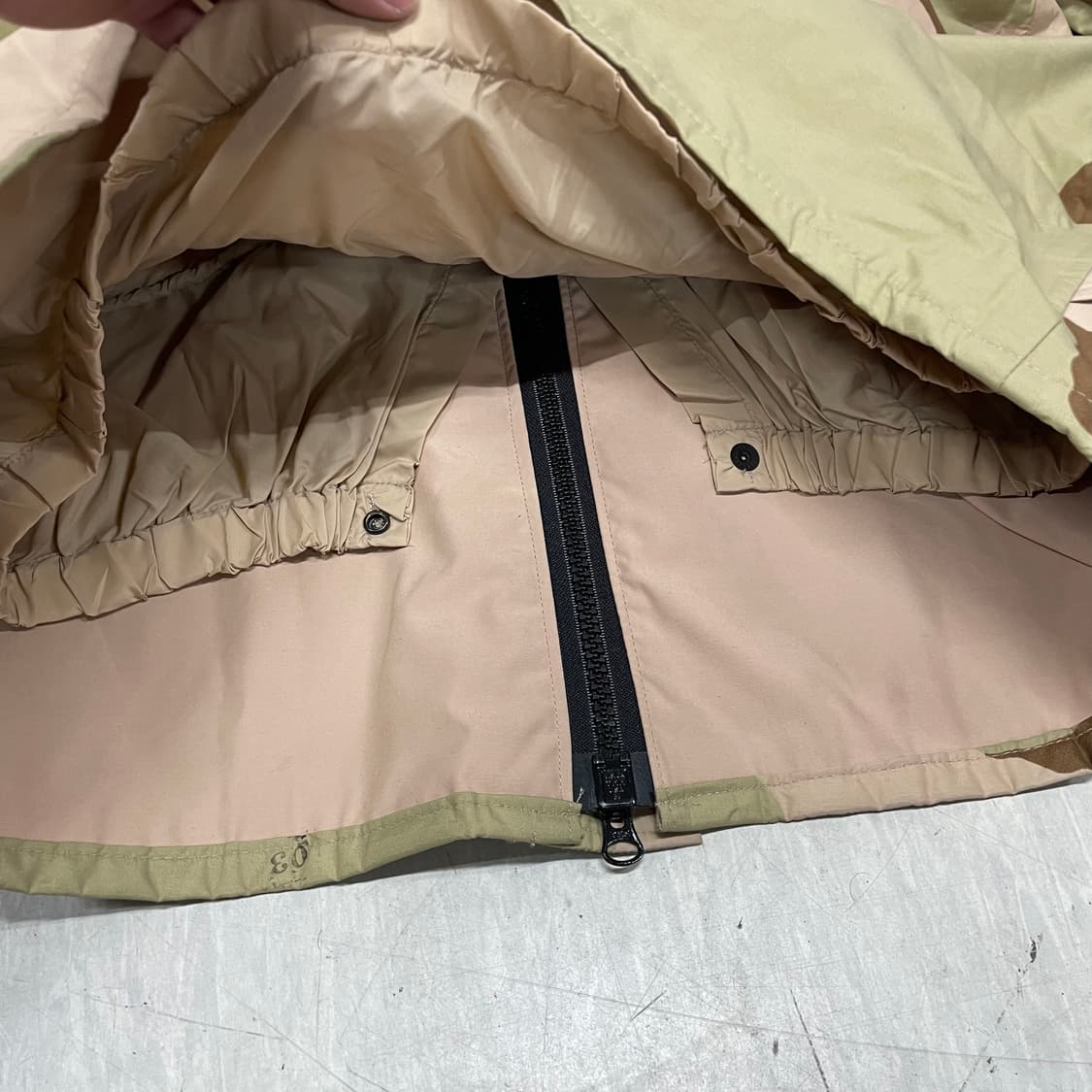 미군 이라크전 데저트 DCU 파카 고어텍스 바람막이 XL 상품이미지4