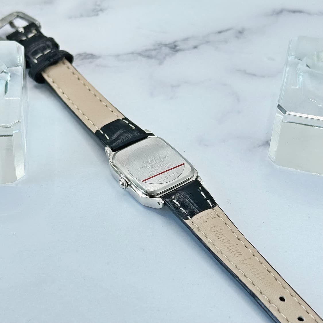 80s90s 빈티지 세이코 스피릿 미니멀 스퀘어 워치 상품이미지8