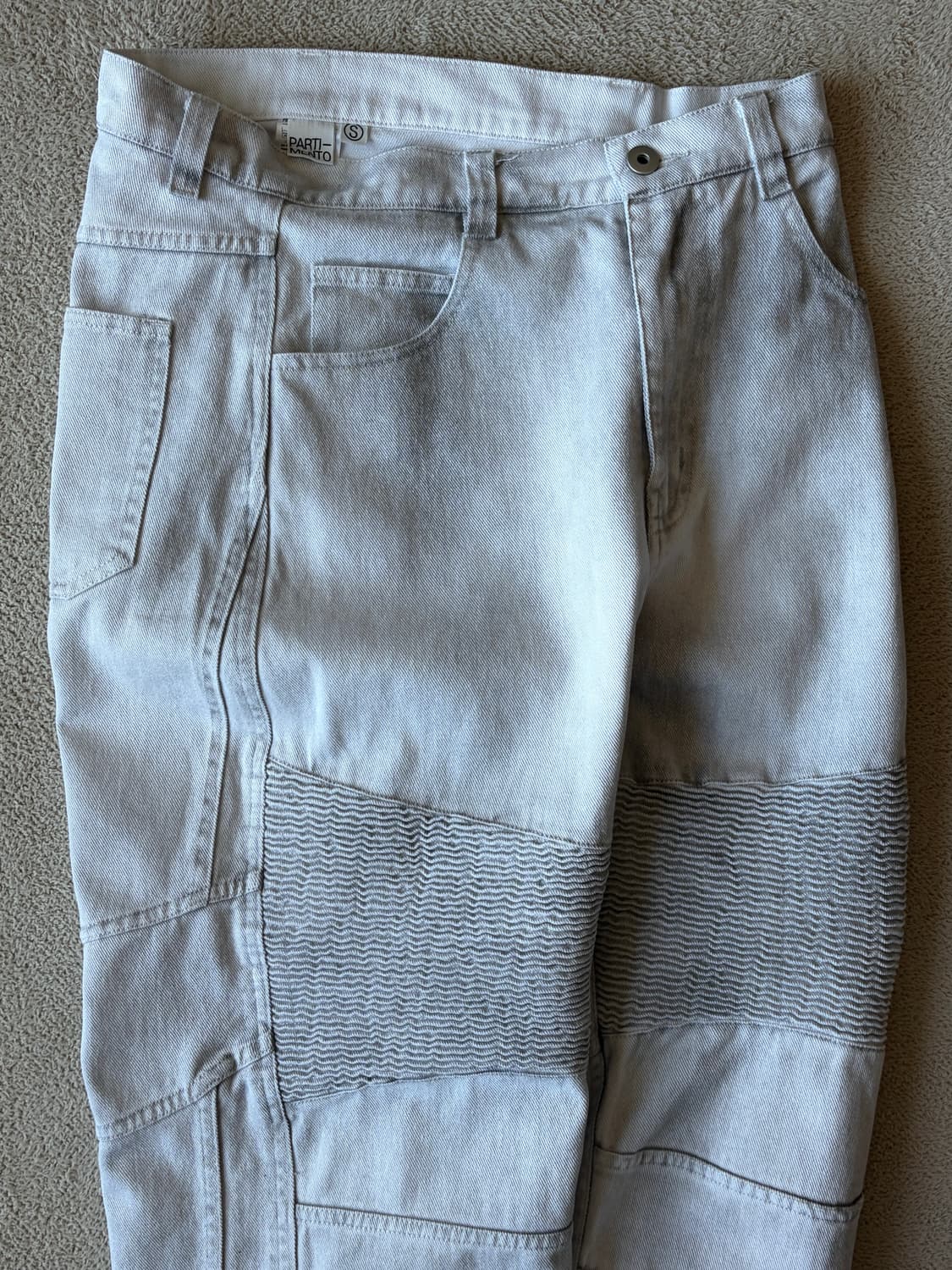 파르티멘토 더티 워싱 바이커 팬츠 상품이미지1