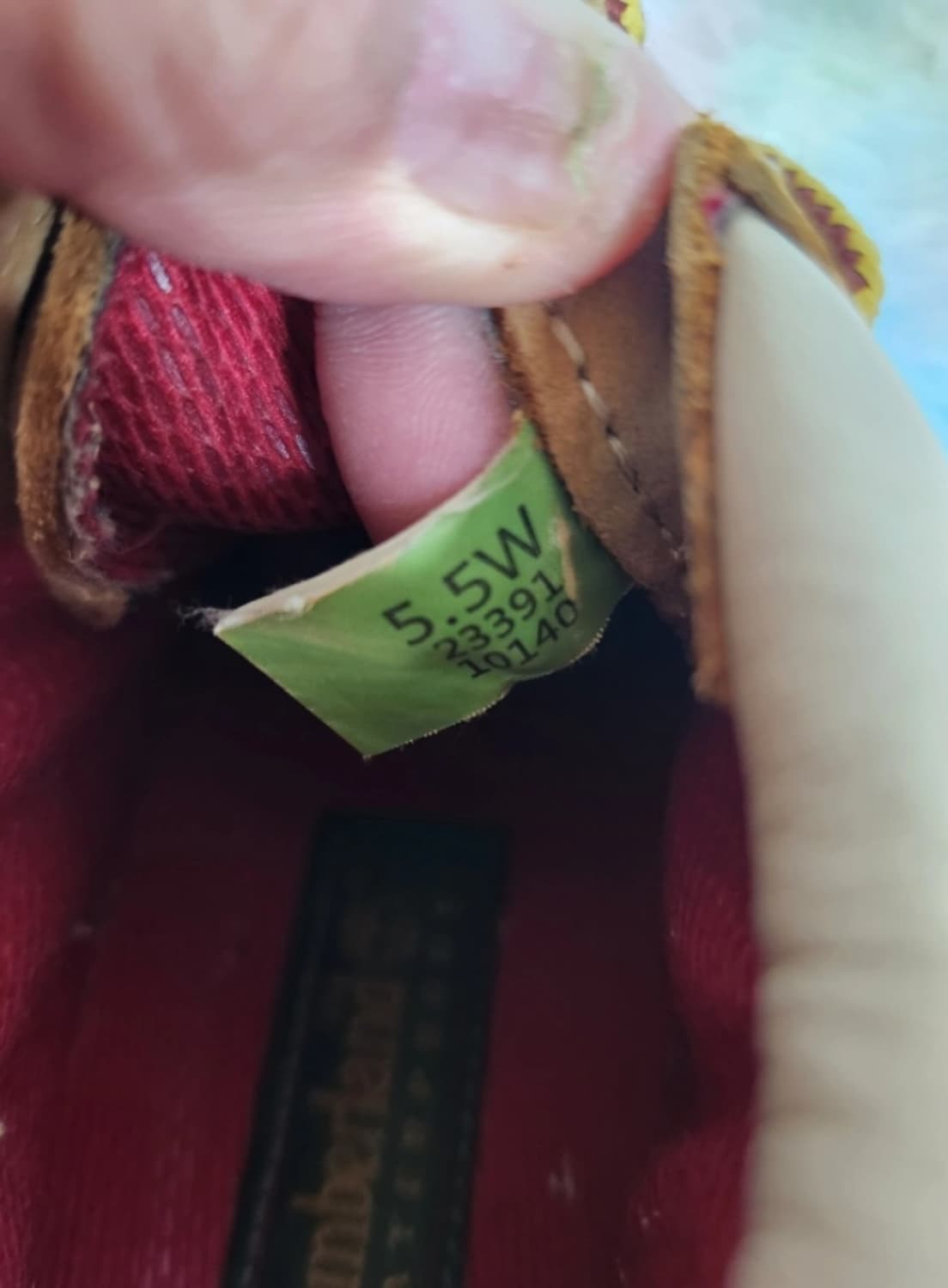 팀버랜드 워터푸르프 5.5W사이즈 상품이미지4