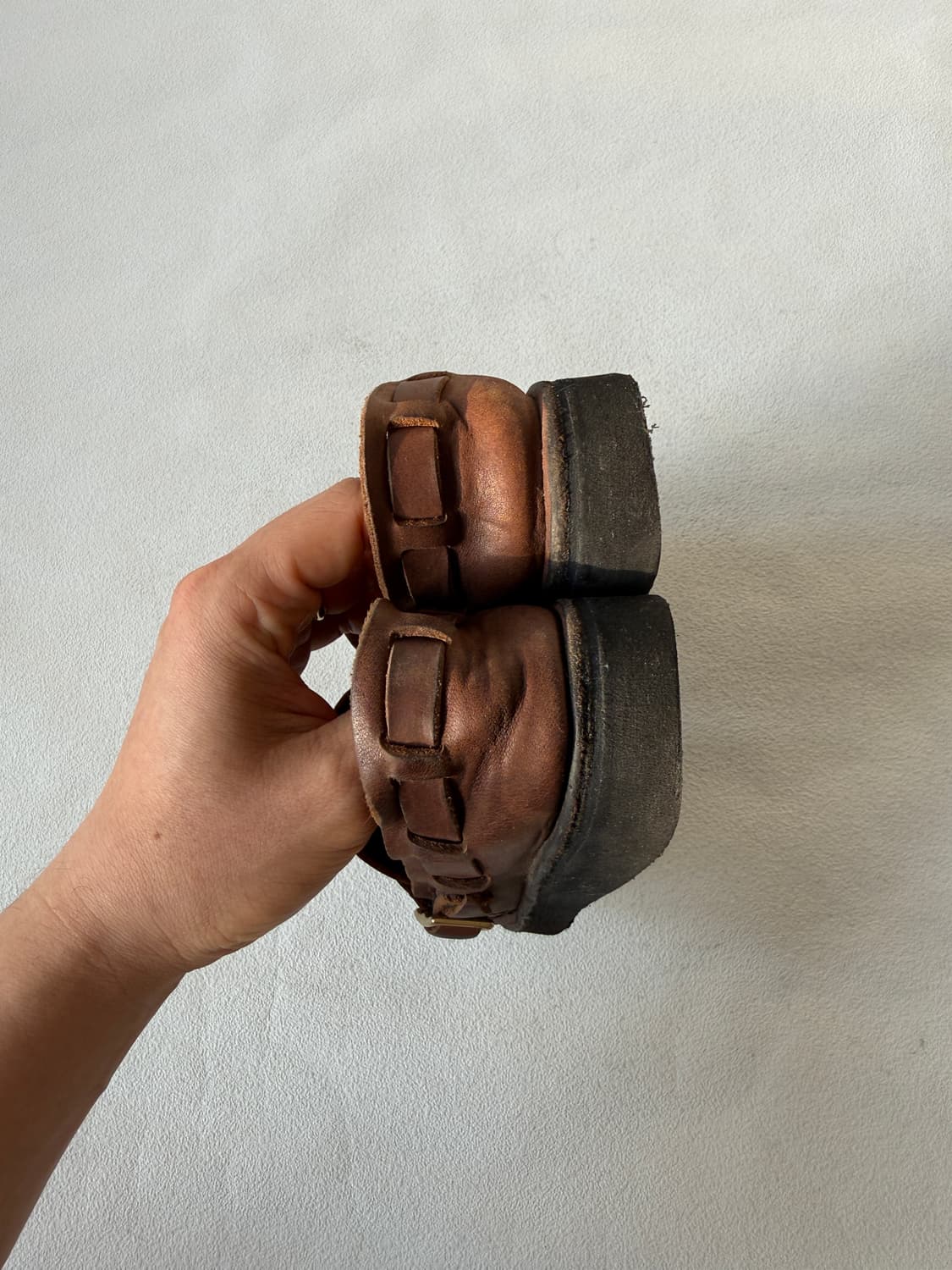 [5C, 220]오로라 슈즈(AURORA SHOES) 레더 미들 잉글리시 상품이미지9