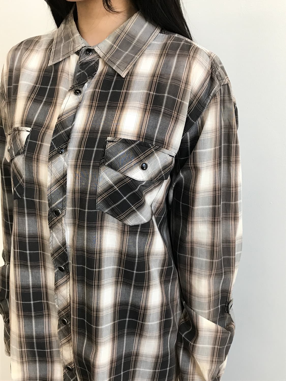 Villand Check Work Shirt 상품이미지3
