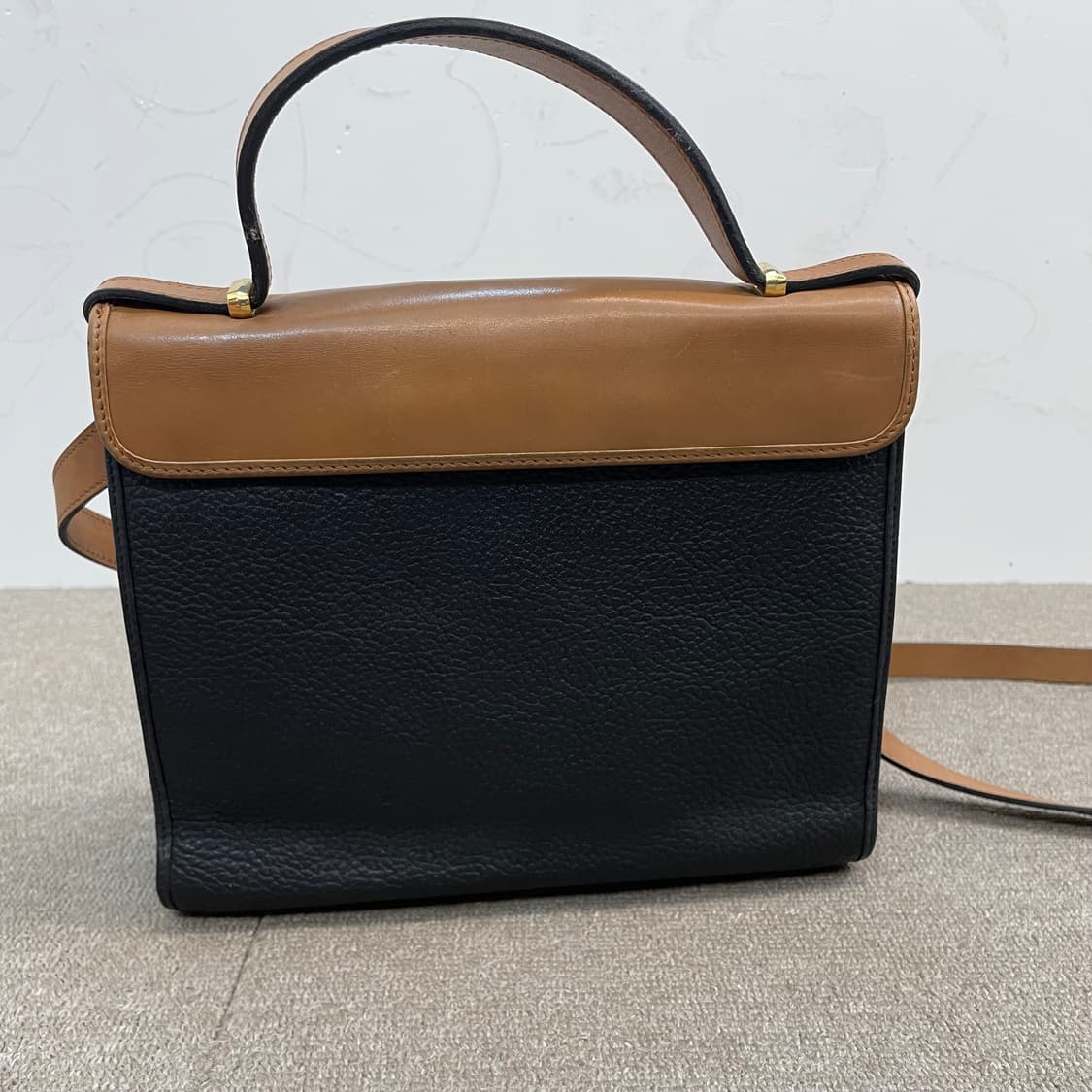vintage Christian Dior 디올 빈티지 레더 백 상품이미지4
