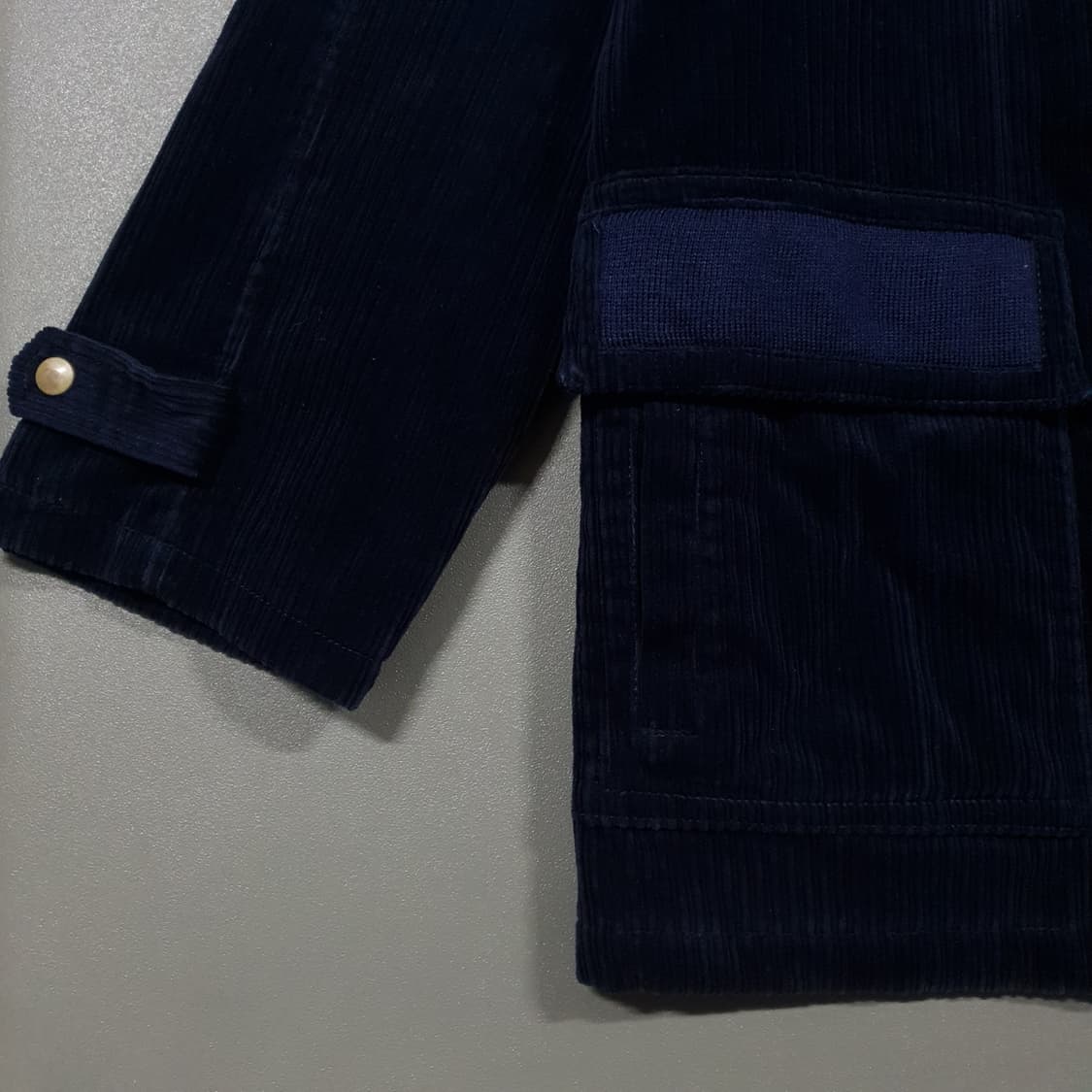 L) 심플라이프 재팬 코듀로이 워크 초어 코트 자켓 네이비 엘엘빈 훌리선 상품이미지3