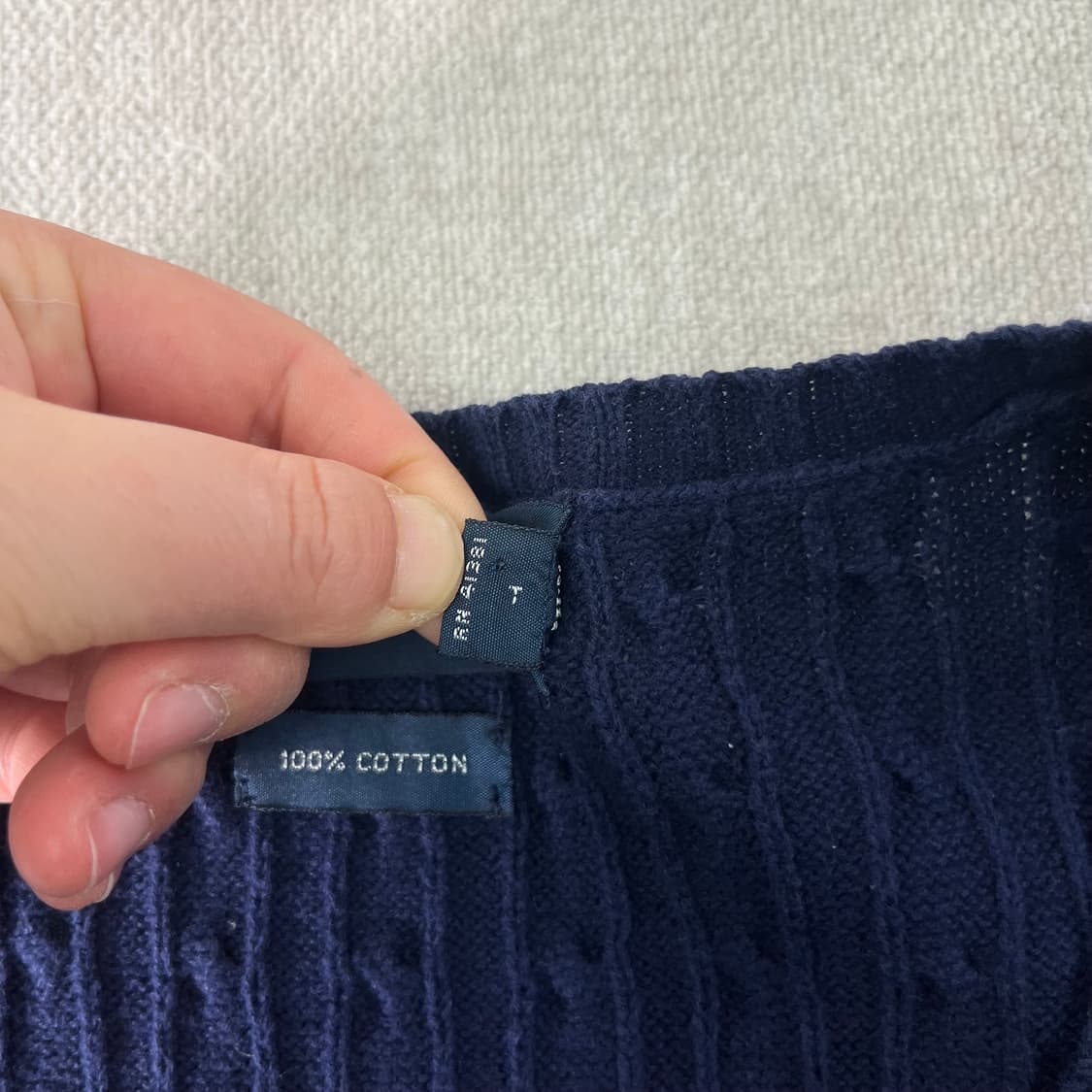 100 폴로랄프로렌 골프 꽈배기 니트 조끼 상품이미지4