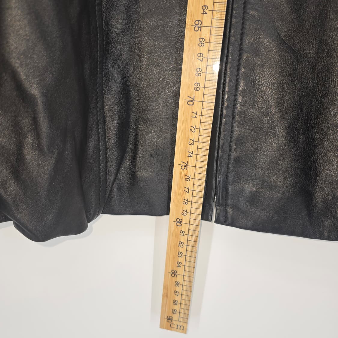 SON JUNG WAN 사슴가죽 프리미엄 레더 코트 원피스 블랙 / 디어 상품이미지4