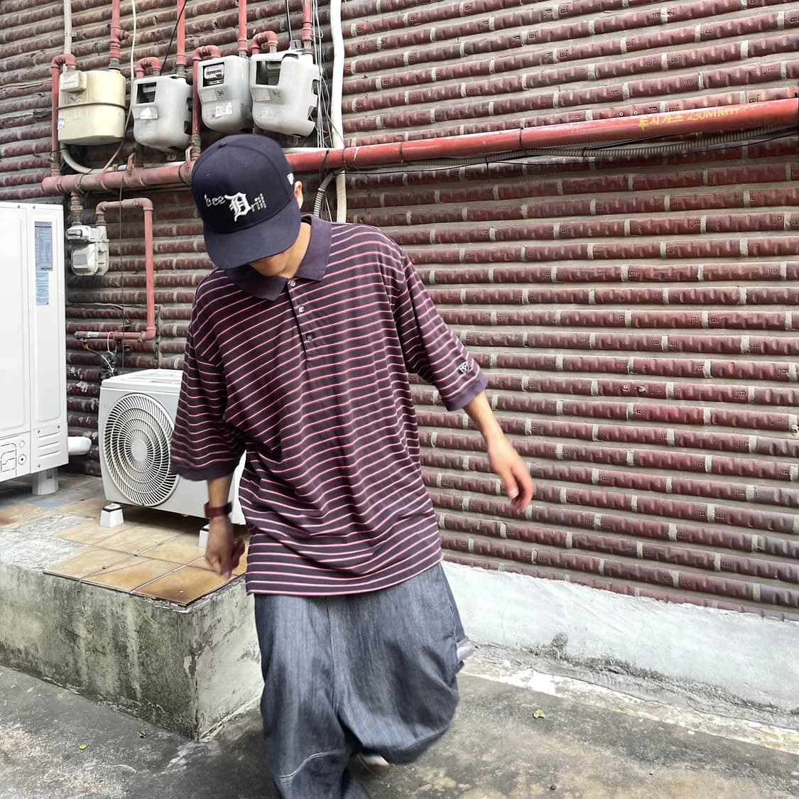 00s 나이키 타이거우즈 오버사이즈 카라 티셔츠 상품이미지1