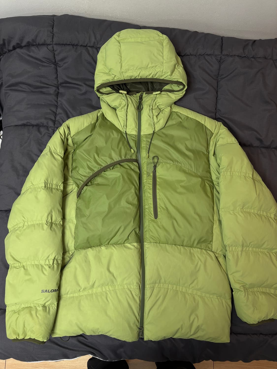 XL 살로몬 크로스 컨투어 패딩 그린 상품이미지2