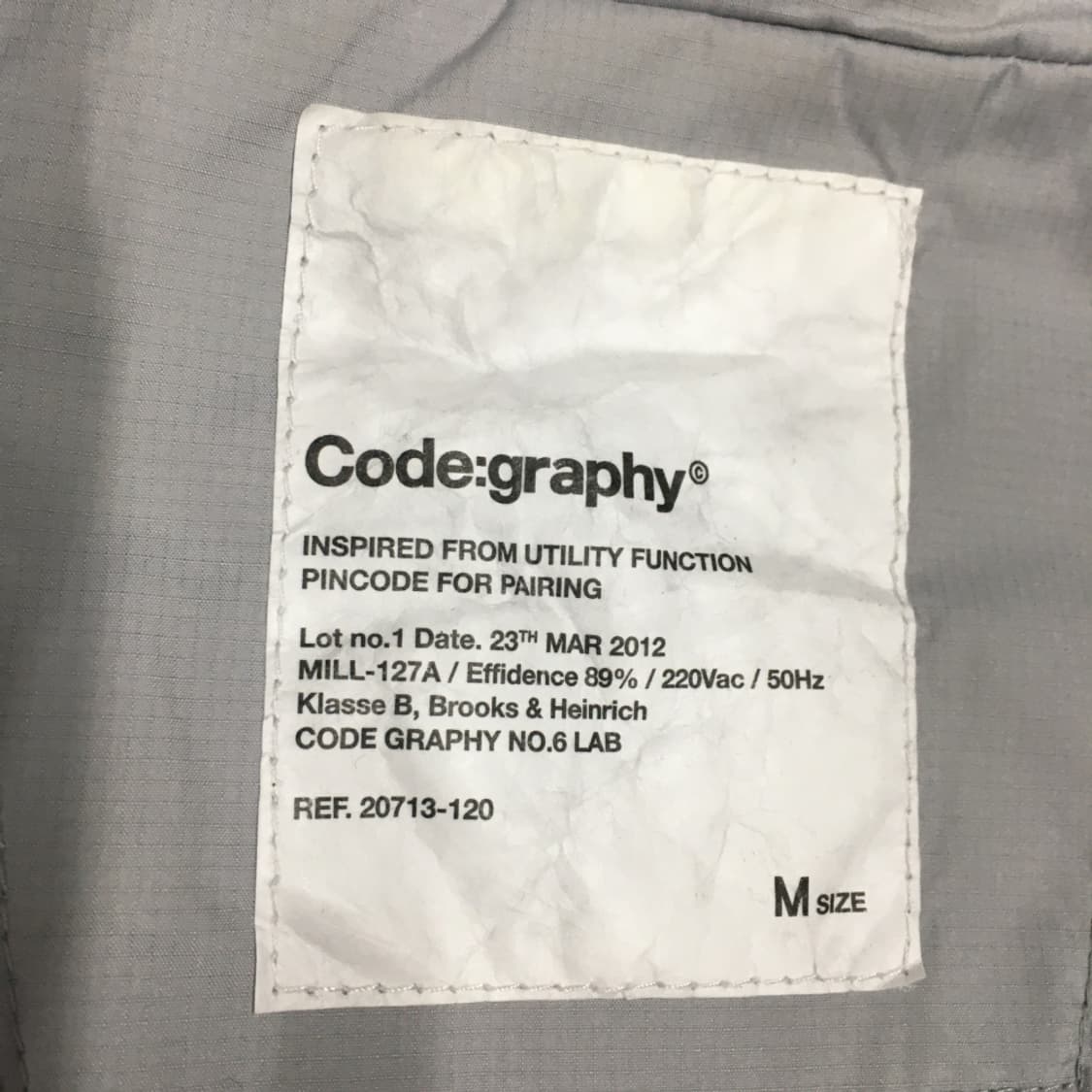 코드그라피 퍼텍스 바람막이자켓 CC25 상품이미지4