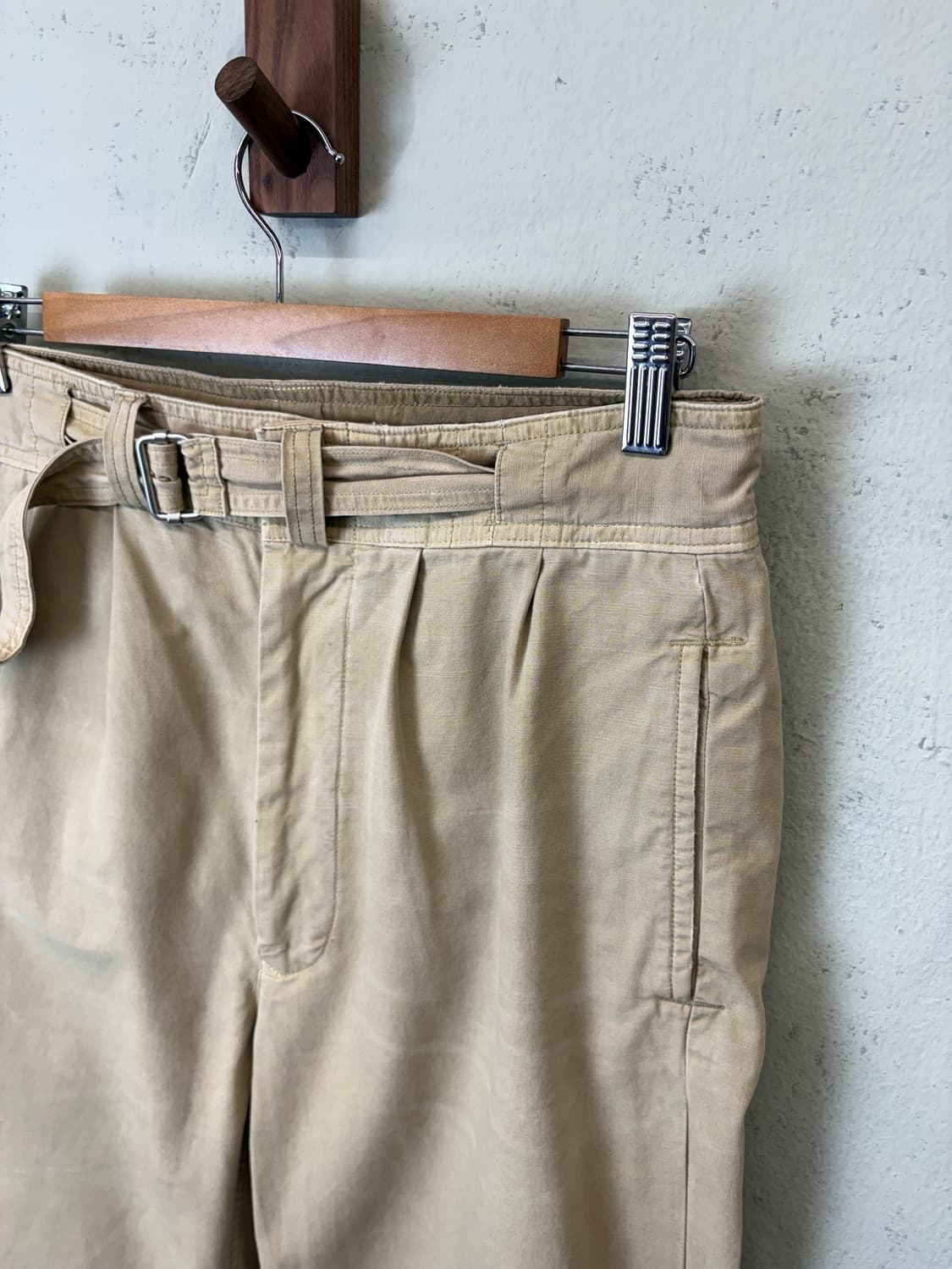 폴로랄프로렌 큐알라벨 릴렉스핏 플리츠 팬츠 상품이미지6