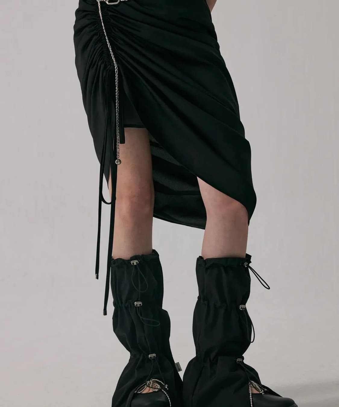 Metal Belly Chain Belt (Silver) 상품이미지5