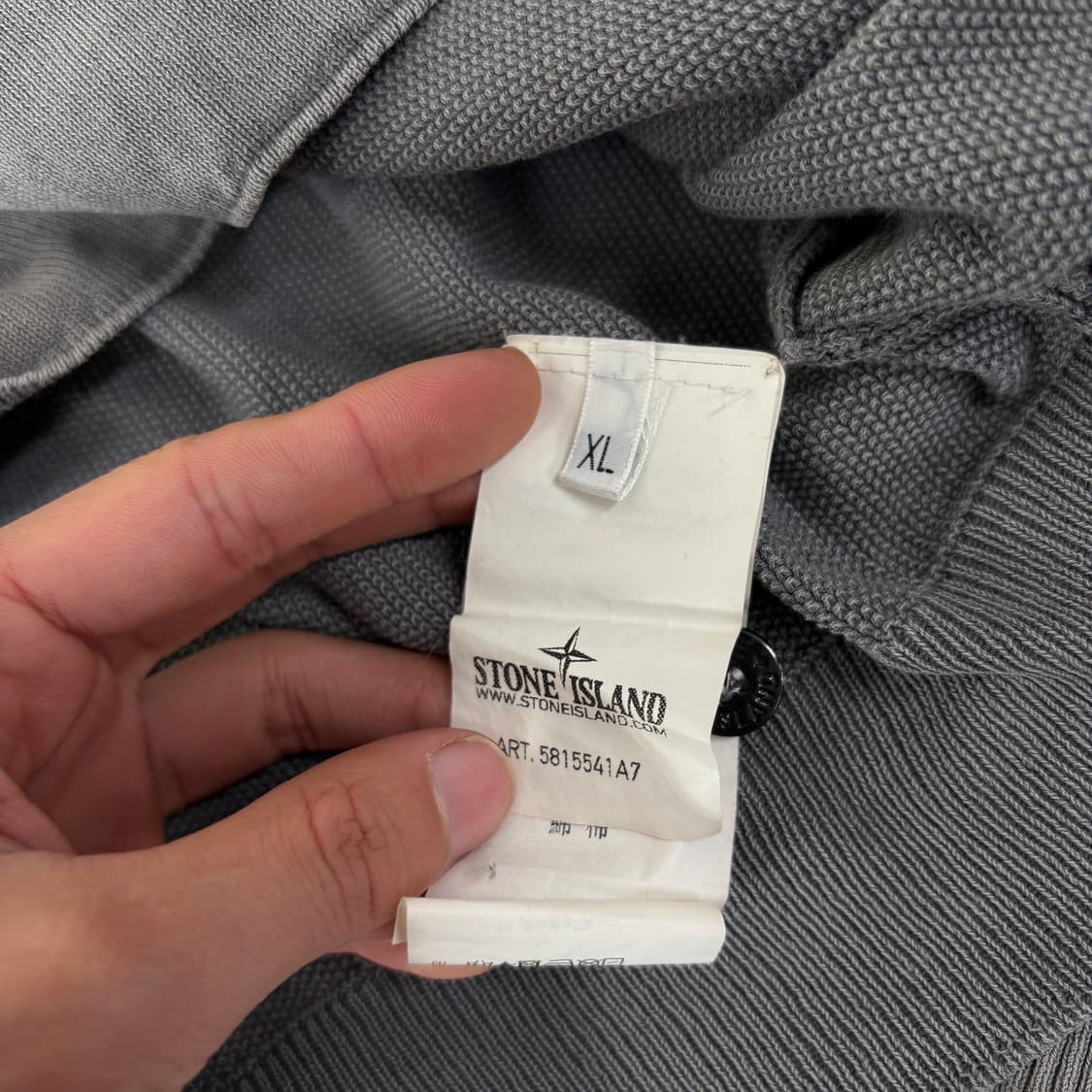 스톤아일랜드 반집업 니트 상품이미지9