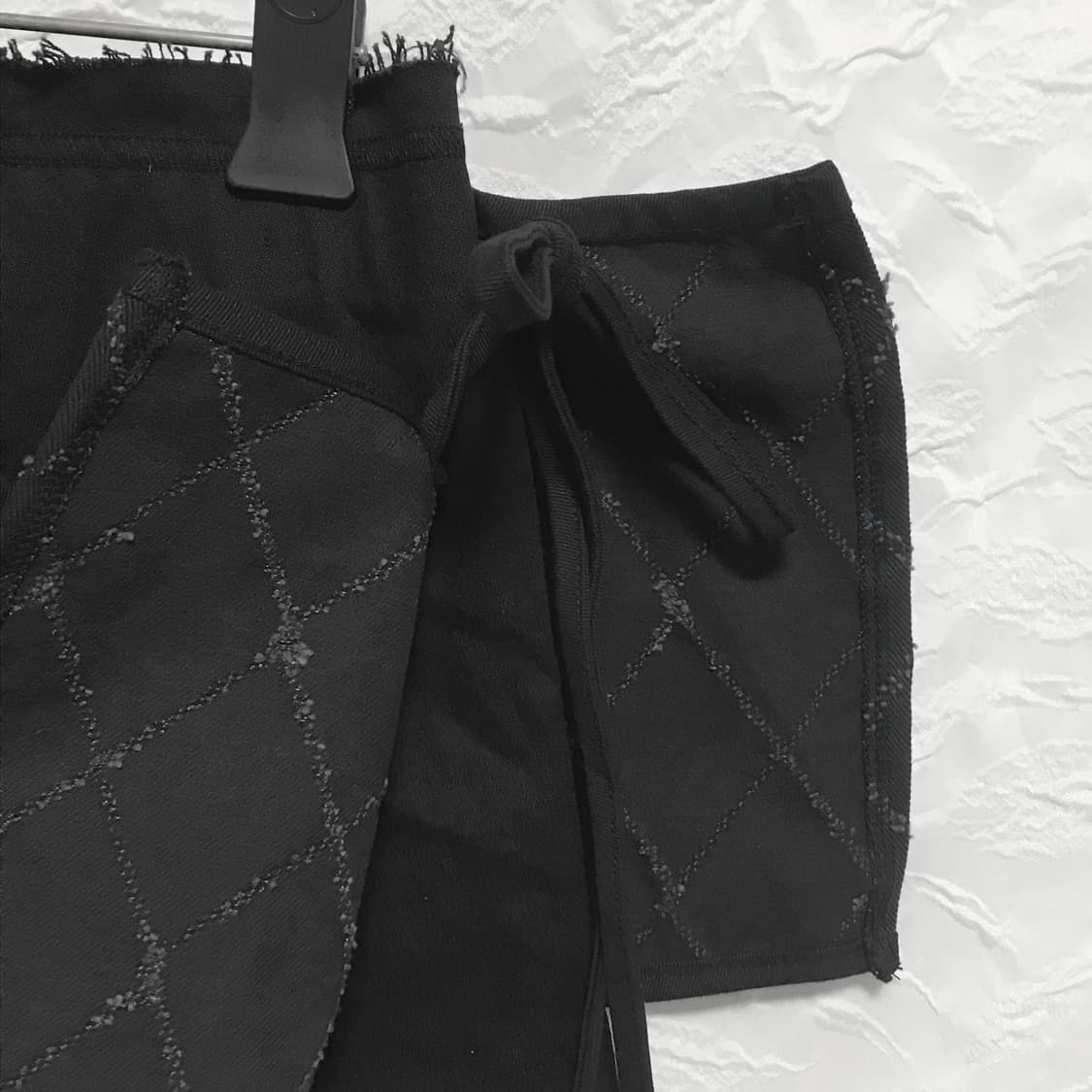 위갱영 wegangyoung 레이어드 랩 스커트 팬츠 상품이미지7