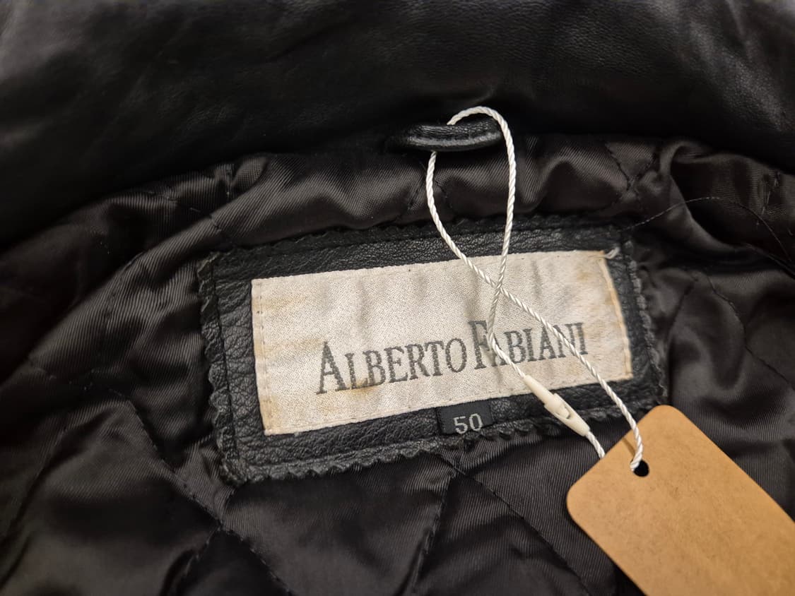 90s Alberto Fabiani 양가죽 하프 자켓 상품이미지8