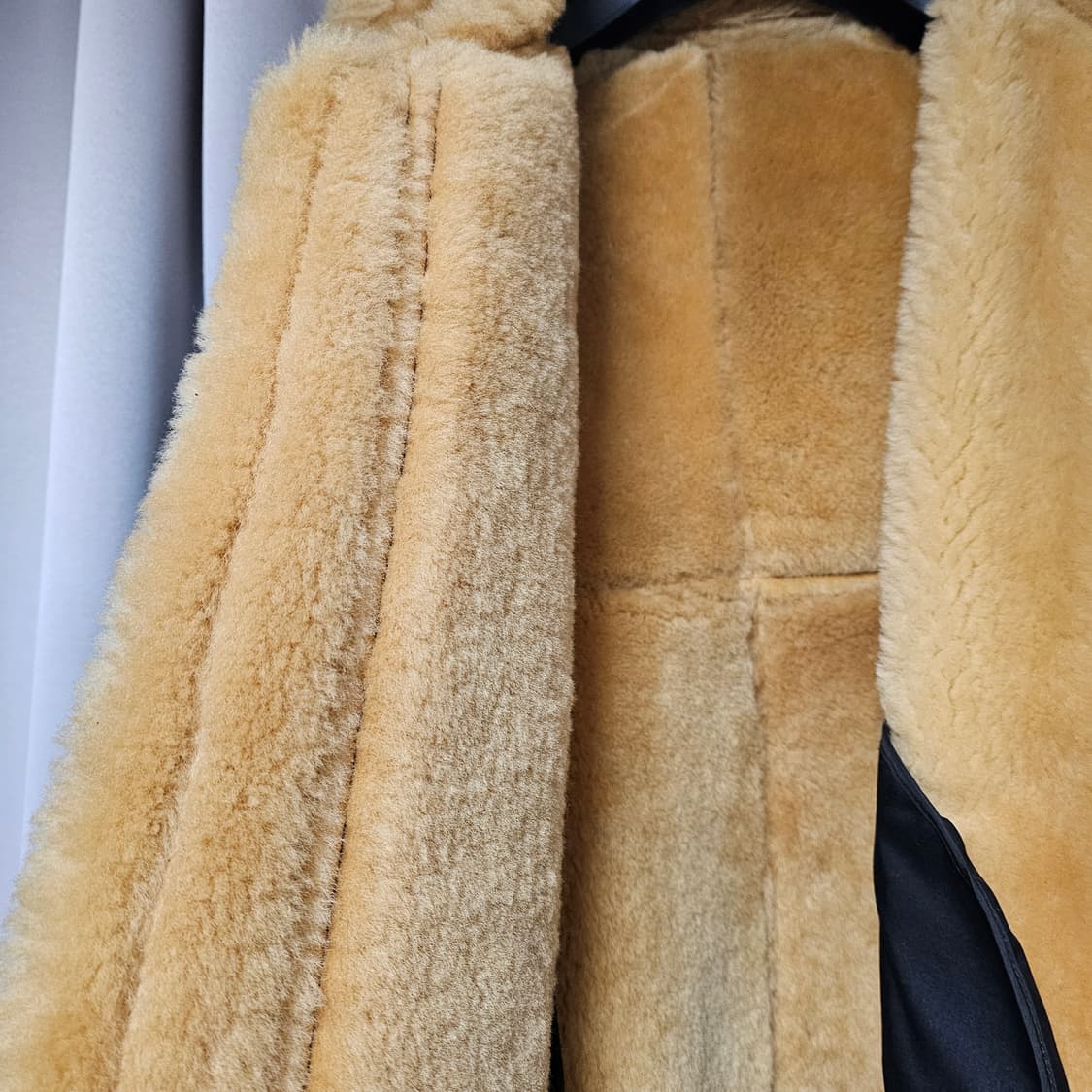 B3 무스탕 레더자켓 착샷o 상품이미지6