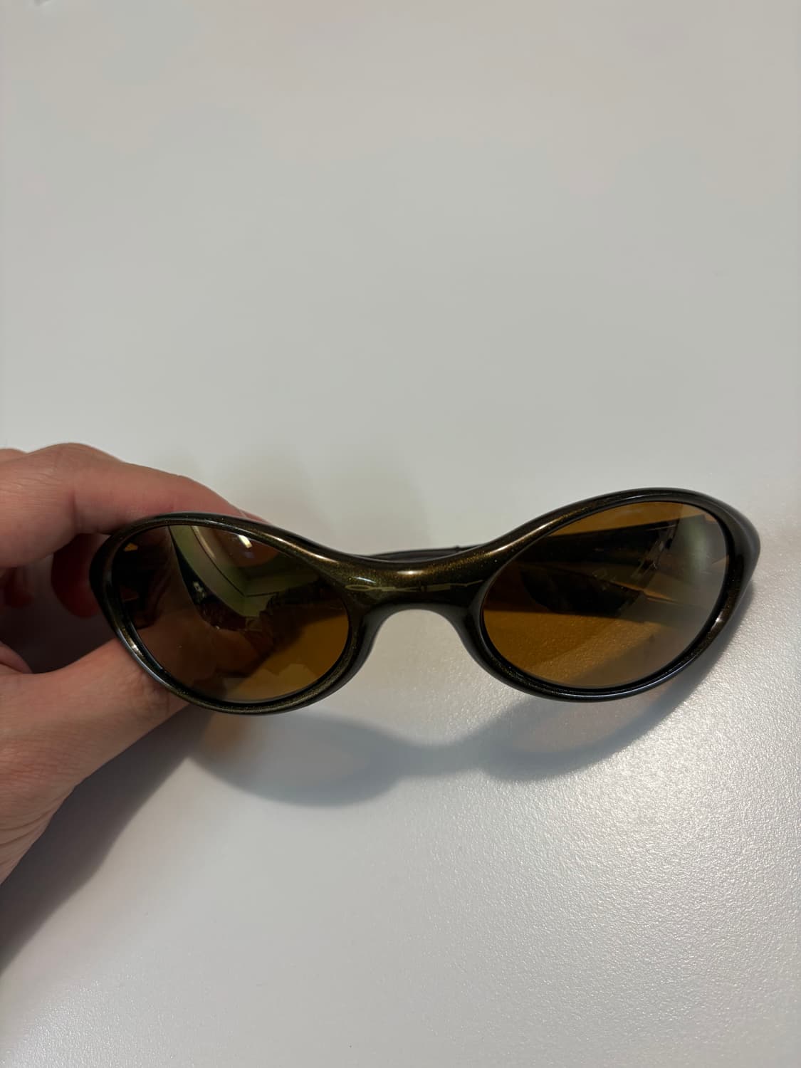 빈티지 오클리 아이자켓 1.0 블랙펄 골드펄 골드이리듐 상품이미지1