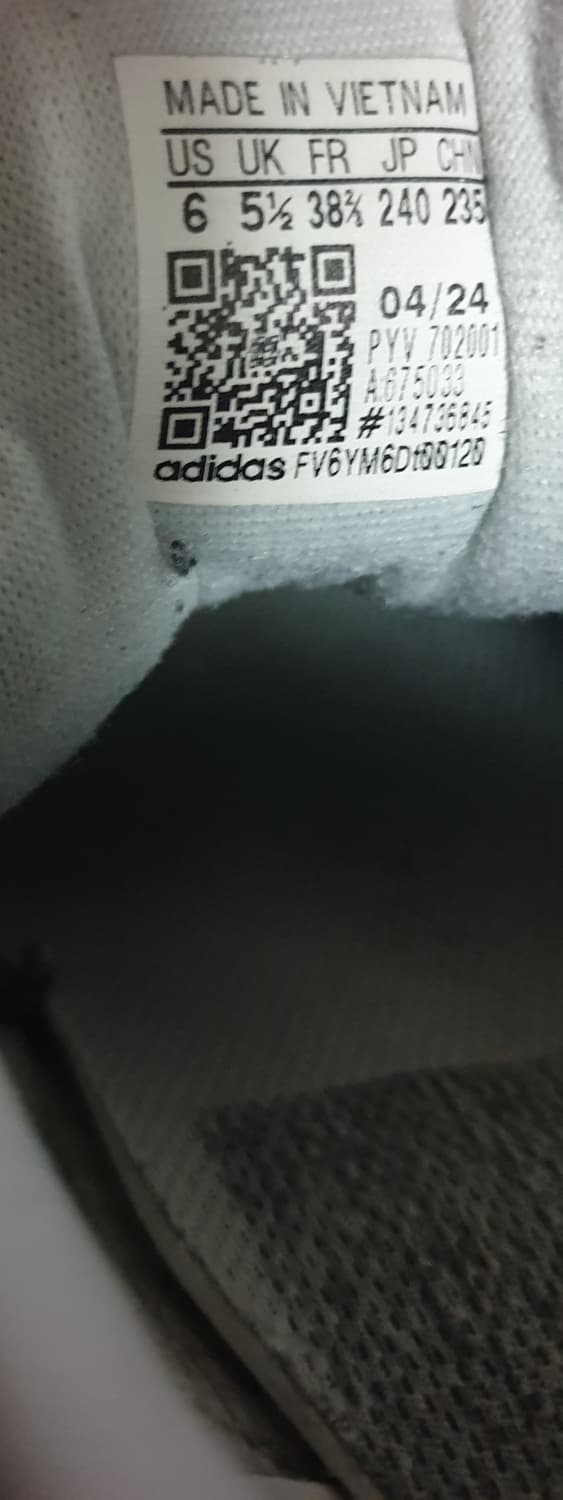 아디다스 사모아 클라우드 화이트 블랙 스니커즈 (240) 상품이미지6