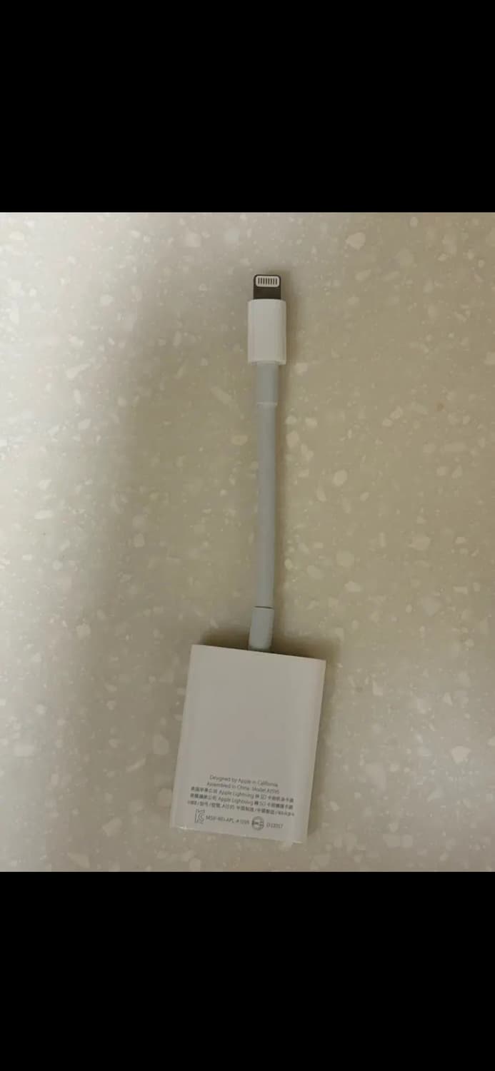 애플 정품 sd카드 리더기 8핀 상품이미지2