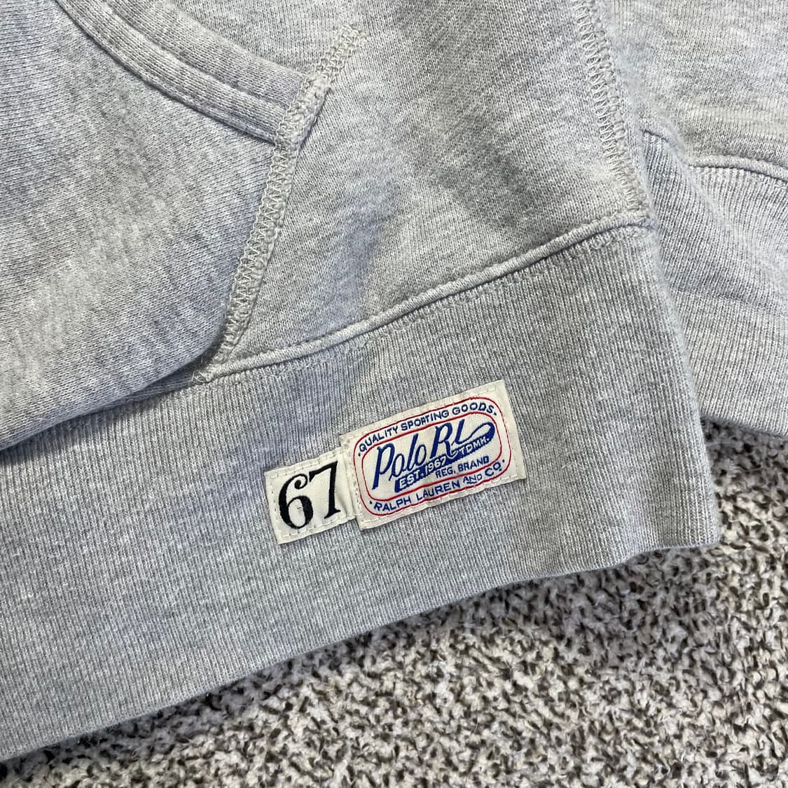 폴로 스펠 후드티 상품이미지3