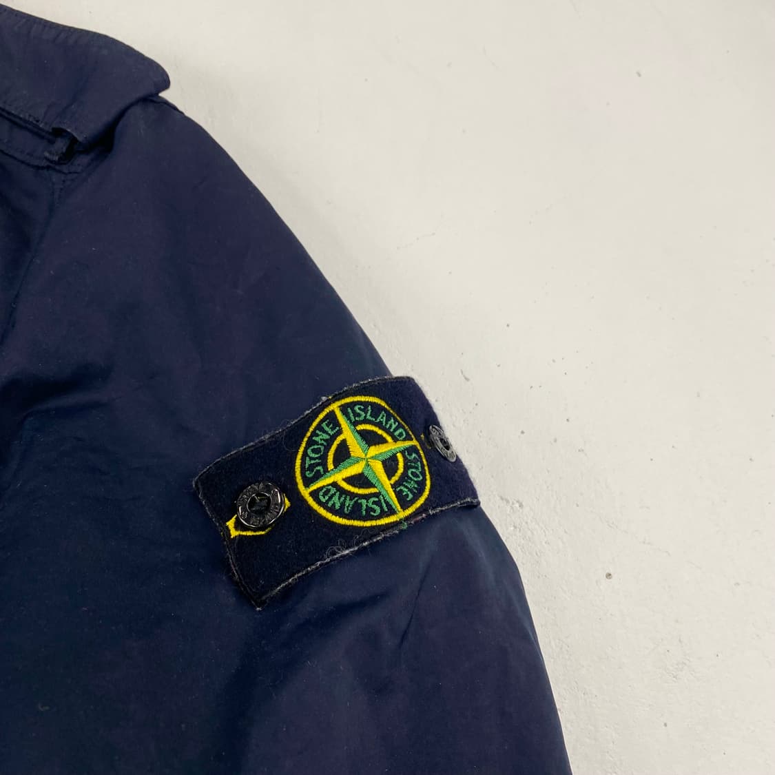 스톤아일랜드 10A/W 아카이브 네이비 트렌치 코트 (100) 상품이미지4