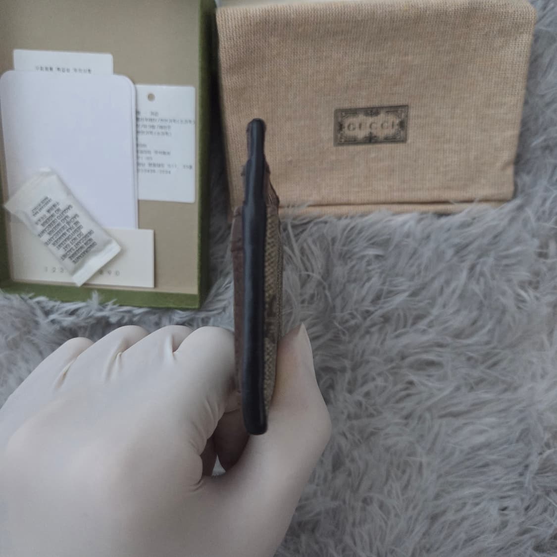 [정품] 구찌 오피디아 GG 카드지갑 풀구성 상품이미지5