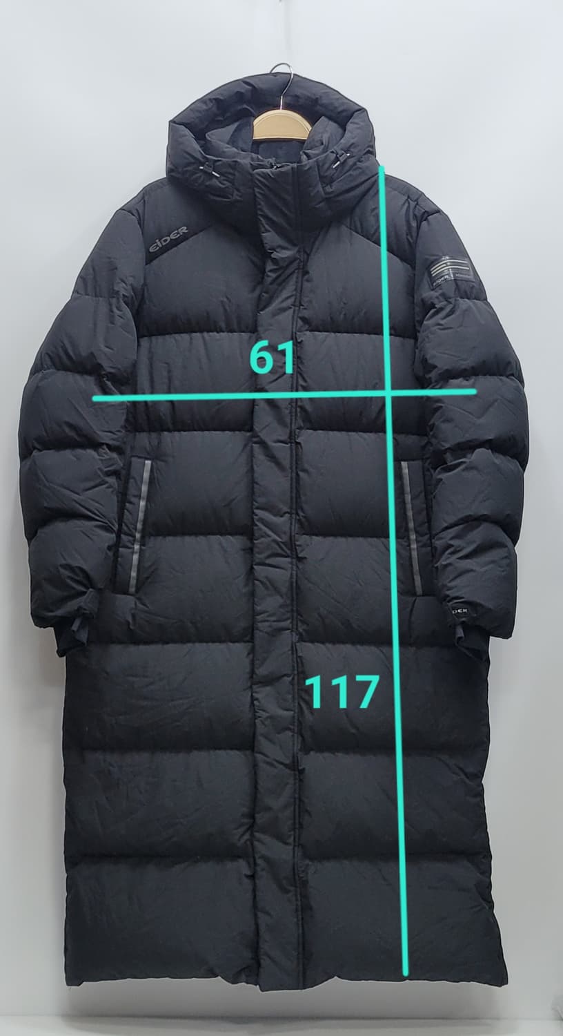 EIDER 아이더 스테롤 구스 다운 롱 패딩 자켓 / 남 L 블랙
 상품이미지10