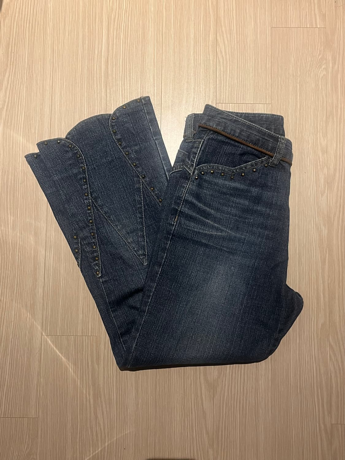 Blue jam 일본 빈티지 스터드 데님 팬츠 상품이미지1