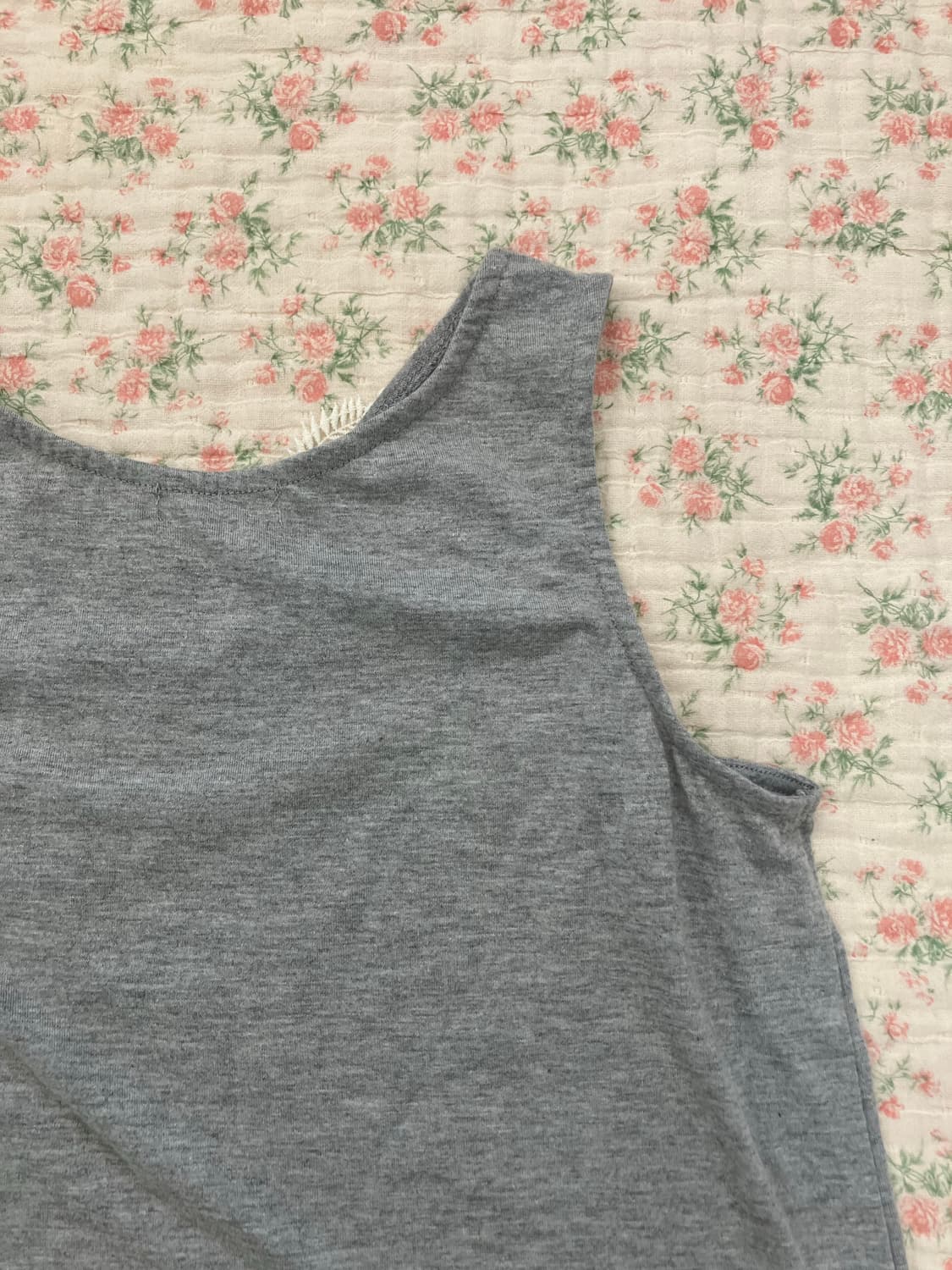 빈티지 어스 뮤직 그레이 크로셰 슬리브리스 1087 모리걸 y2k 스트릿 상품이미지5