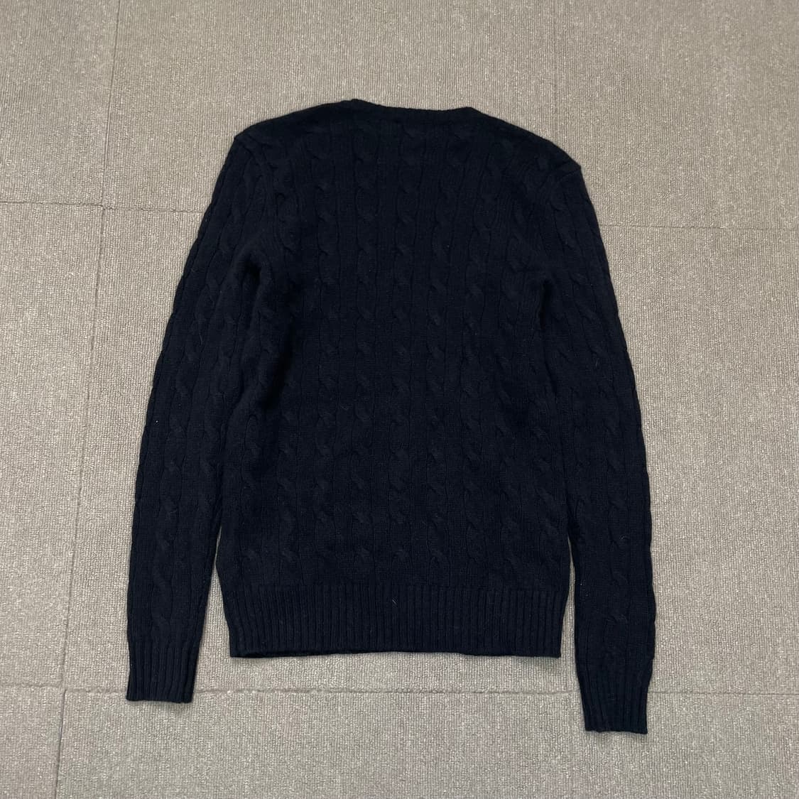 polo 랄프로렌 폴로 우먼스 브이넥 케이블니트 s 상품이미지6