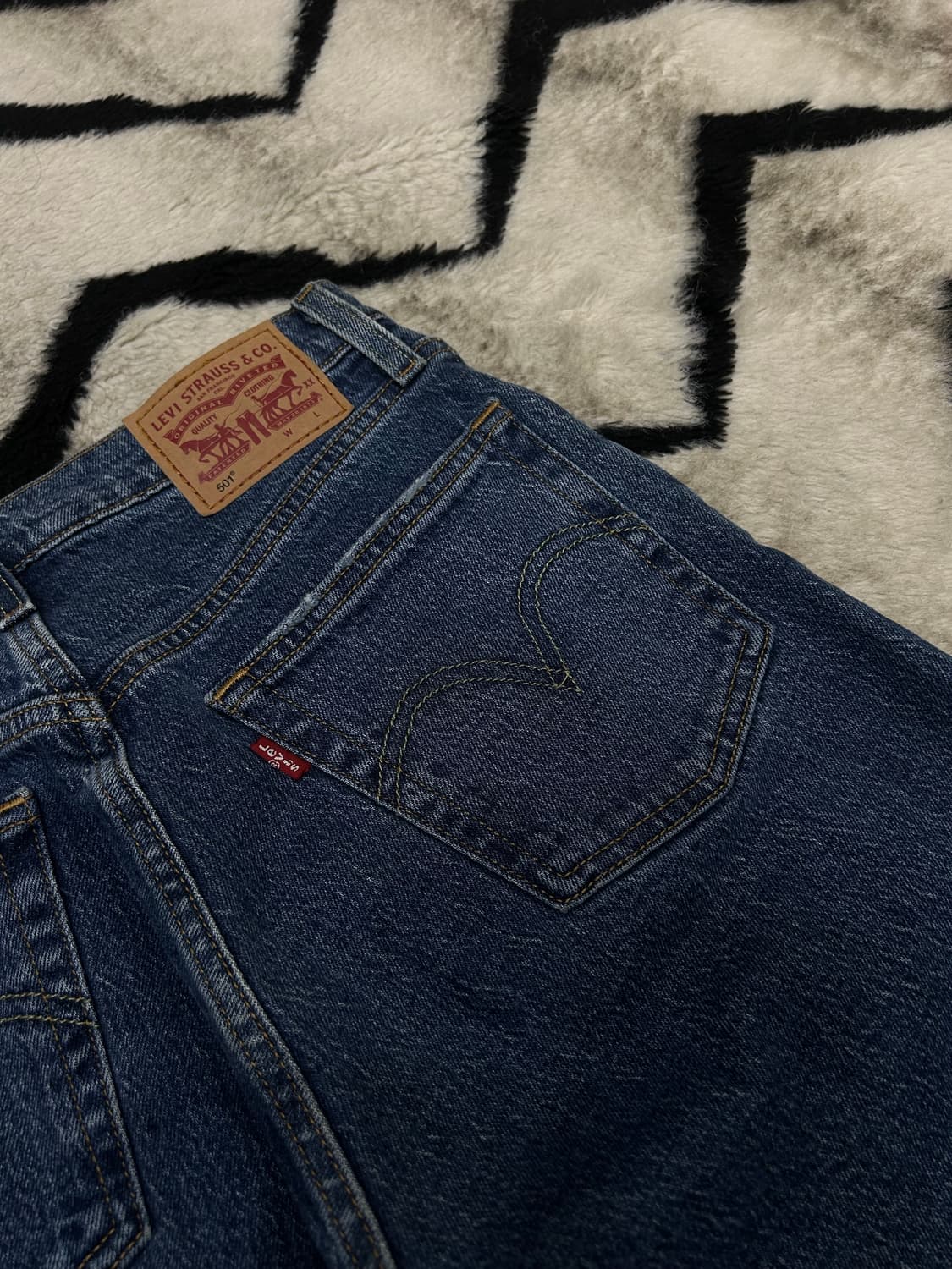 [25]리바이스501 데님팬츠/중청/약스판 상품이미지1