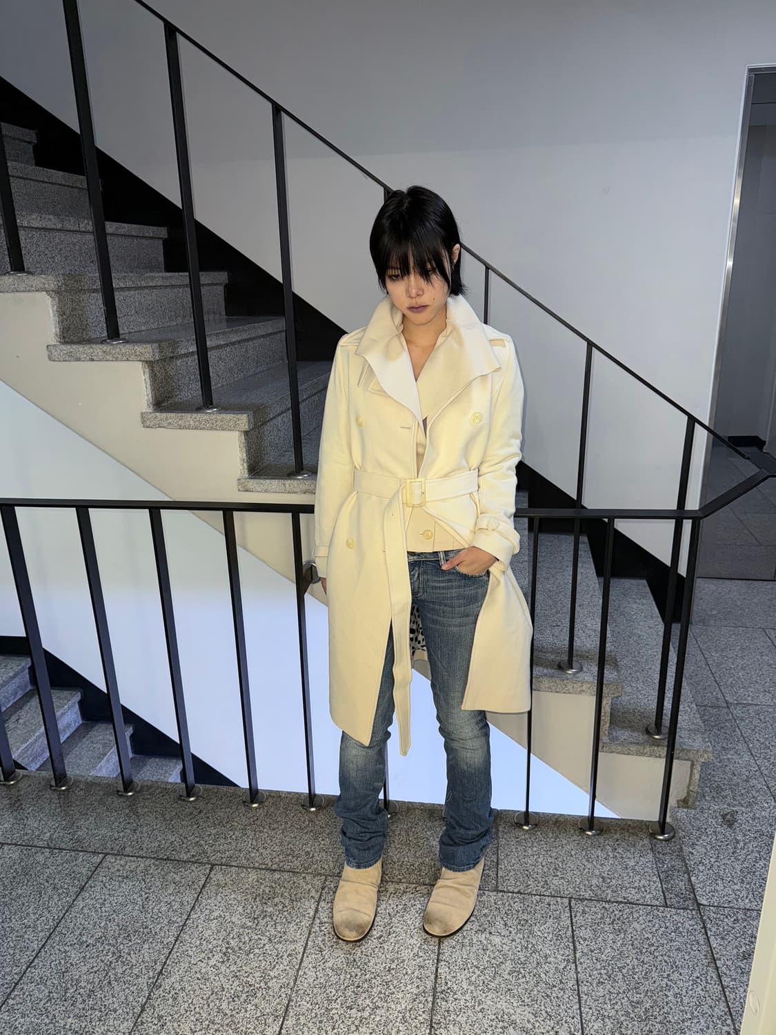 wool double long coat 상품이미지3